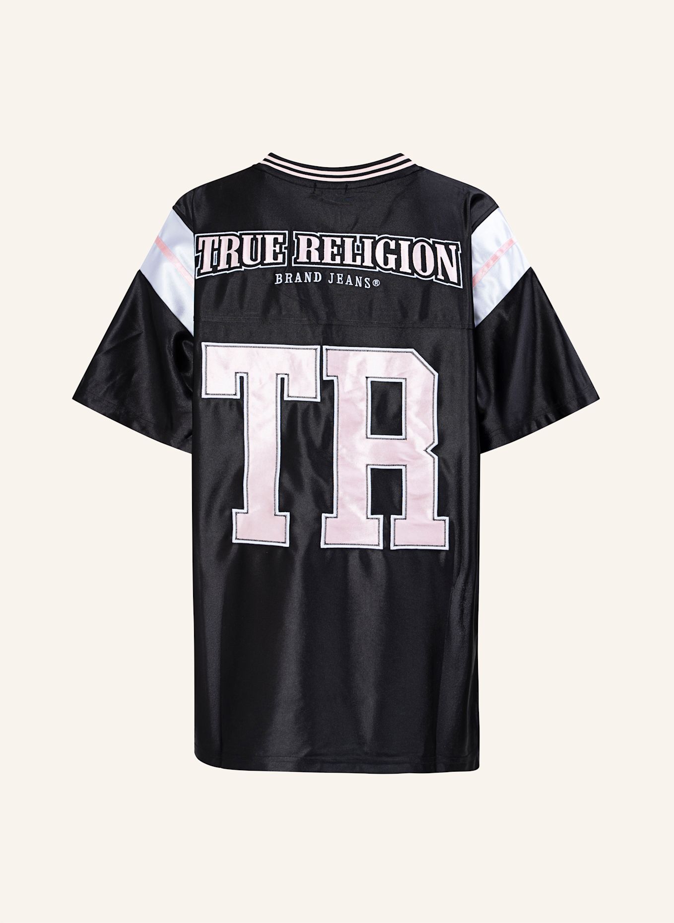 TRUE RELIGION Jerseykleid: SCHWARZ