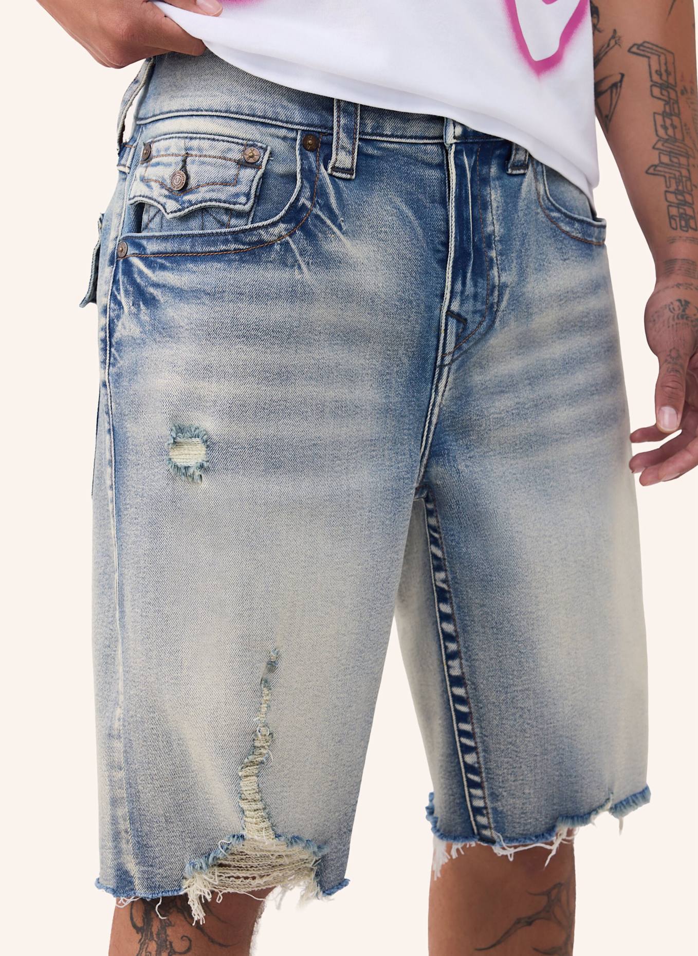 TRUE RELIGION Shorts BOBBY: BLAU