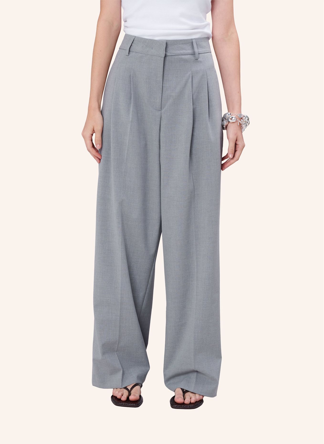 TRUE RELIGION Stoffhose JOSIE: GRAU