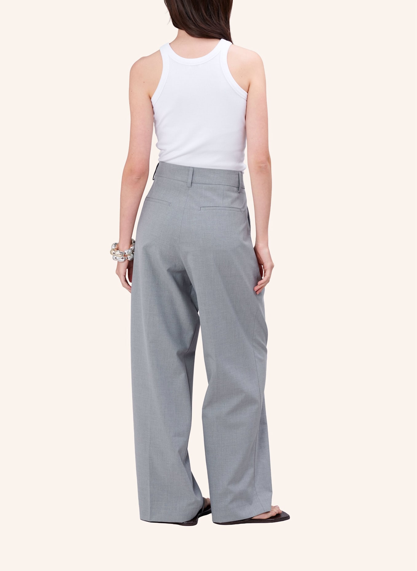 TRUE RELIGION Stoffhose JOSIE: GRAU