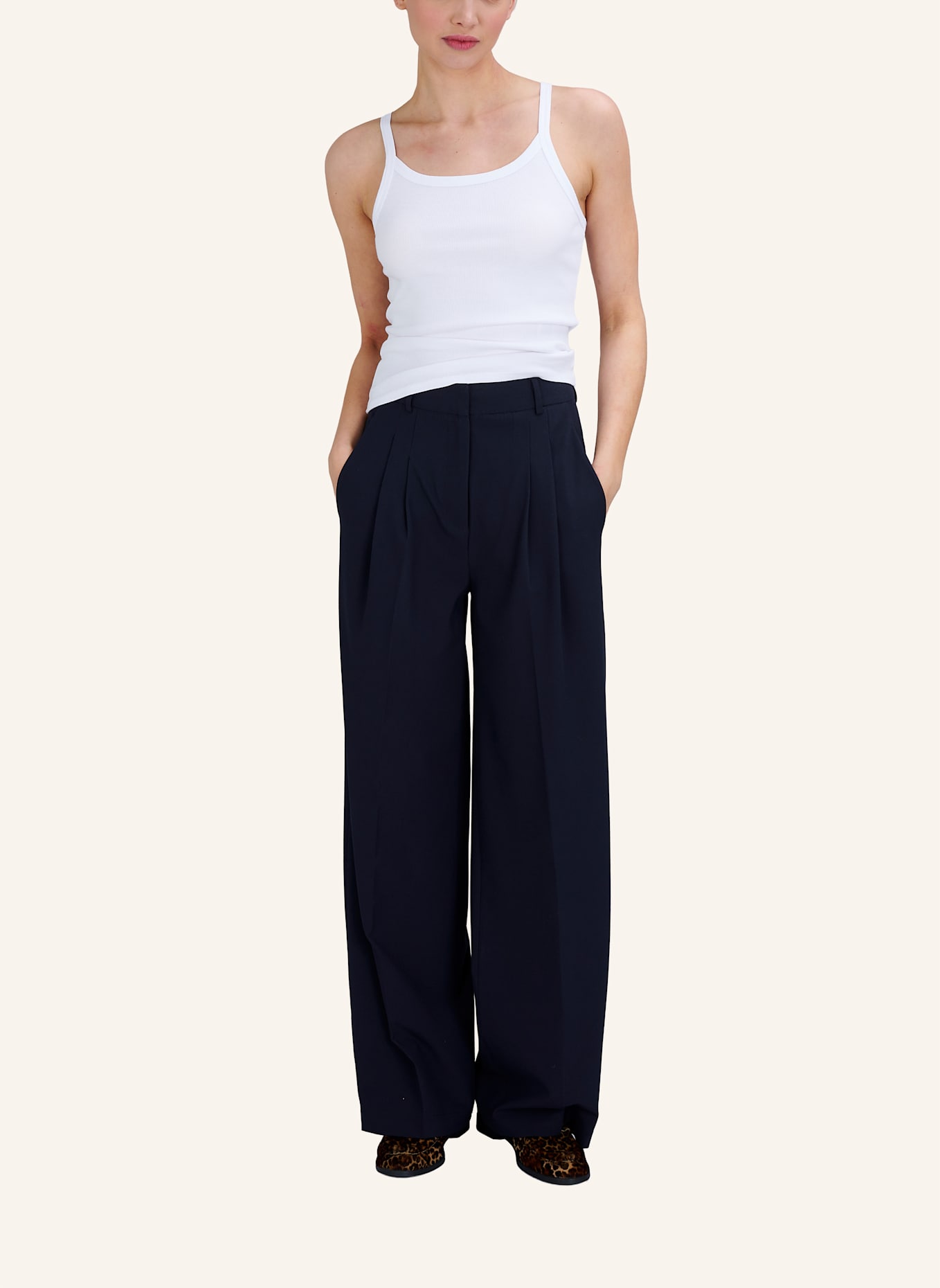 TRUE RELIGION Stoffhose JOSIE: DUNKELBLAU