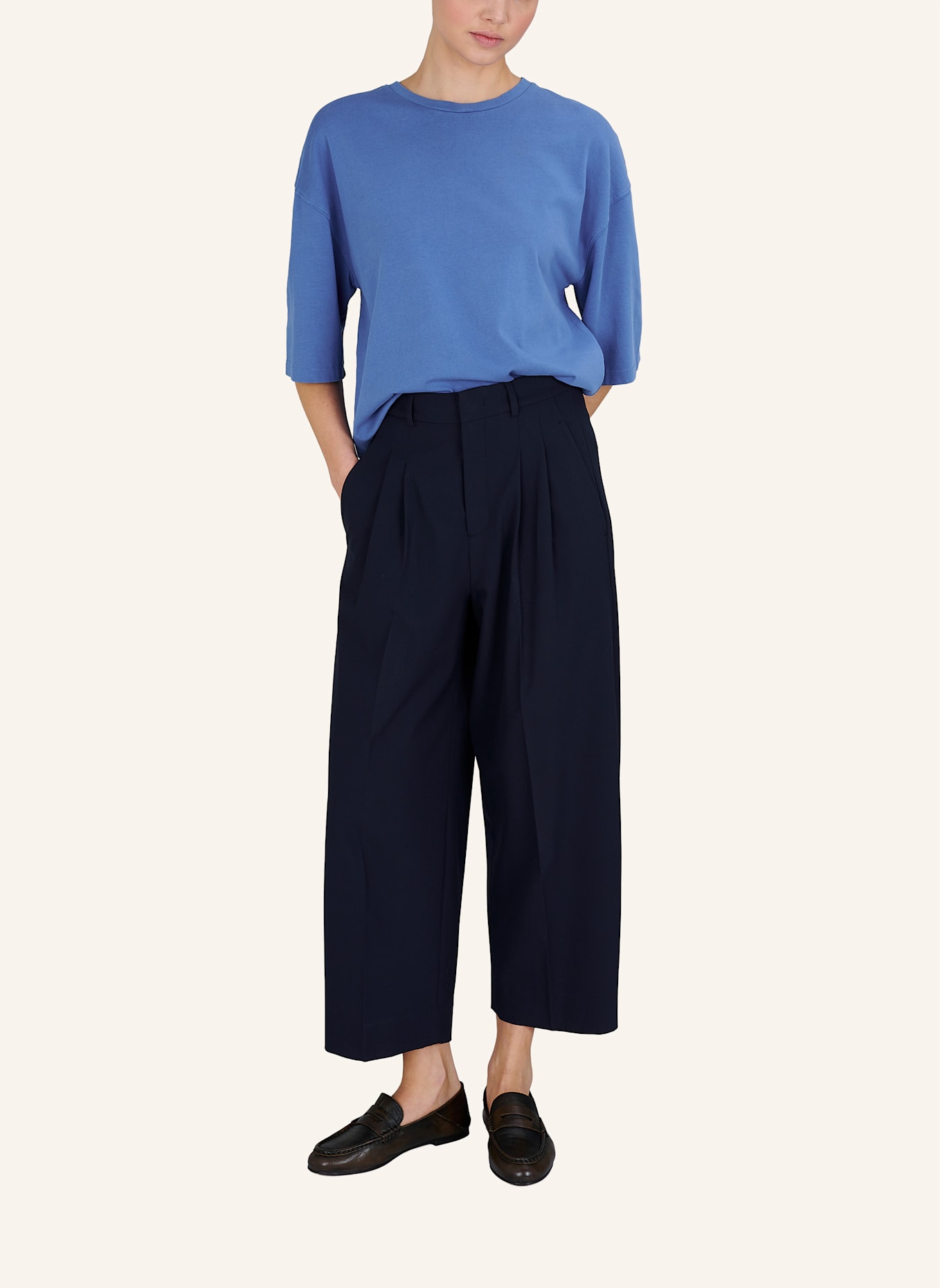 TRUE RELIGION 7/8 Hose MILA CROP: DUNKELBLAU