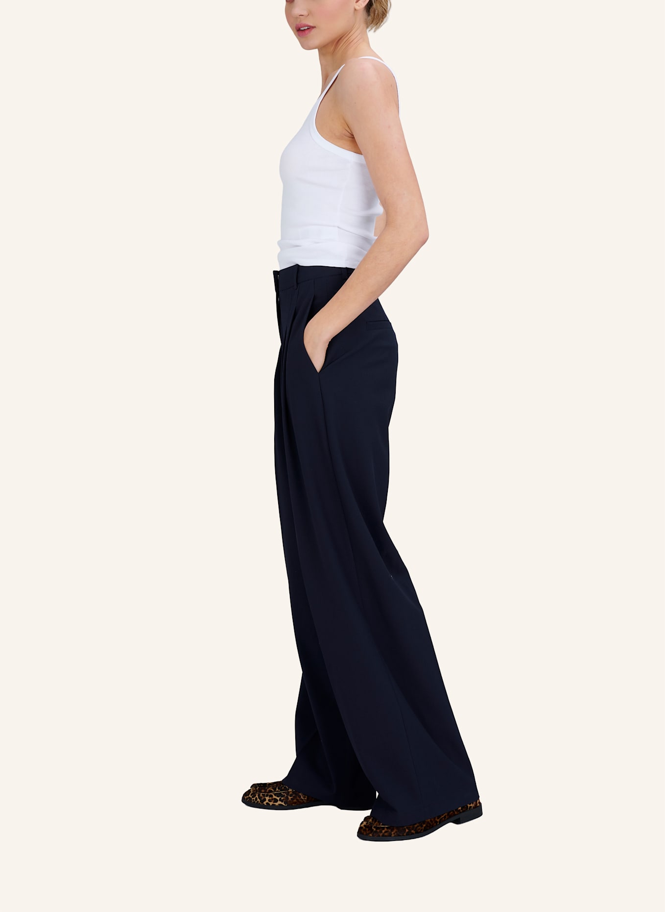 TRUE RELIGION Stoffhose JOSIE: DUNKELBLAU
