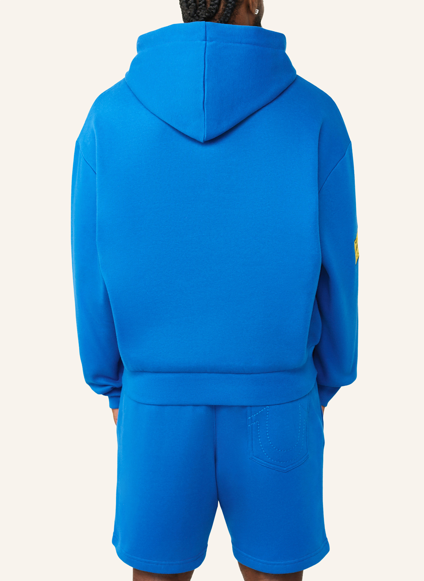 TRUE RELIGION Hoodie PATCH: BLAU