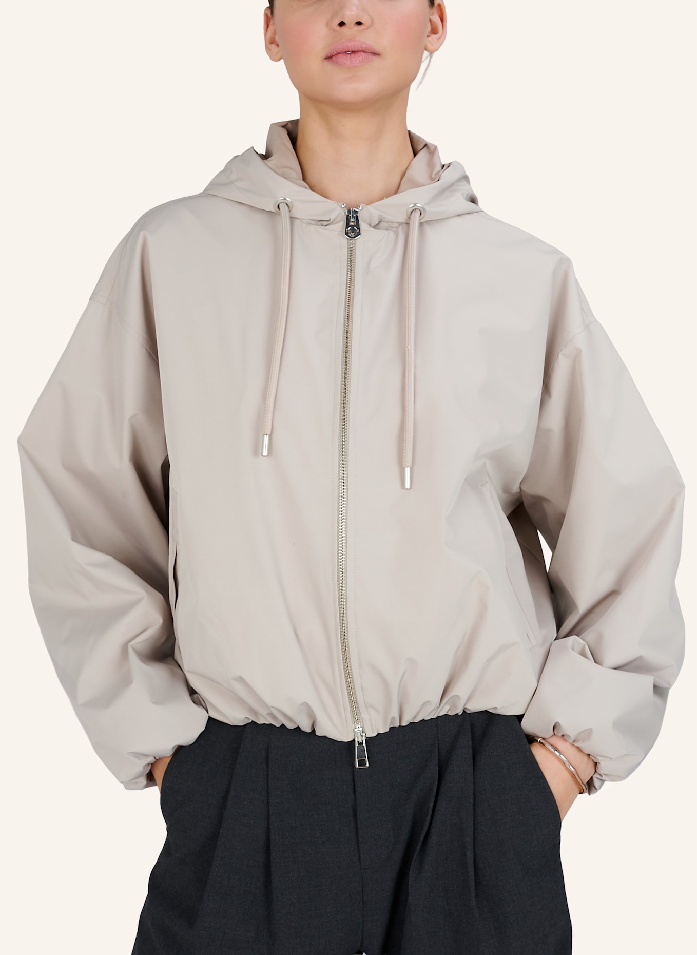 TRUE RELIGION Balloon Jacke: BEIGE