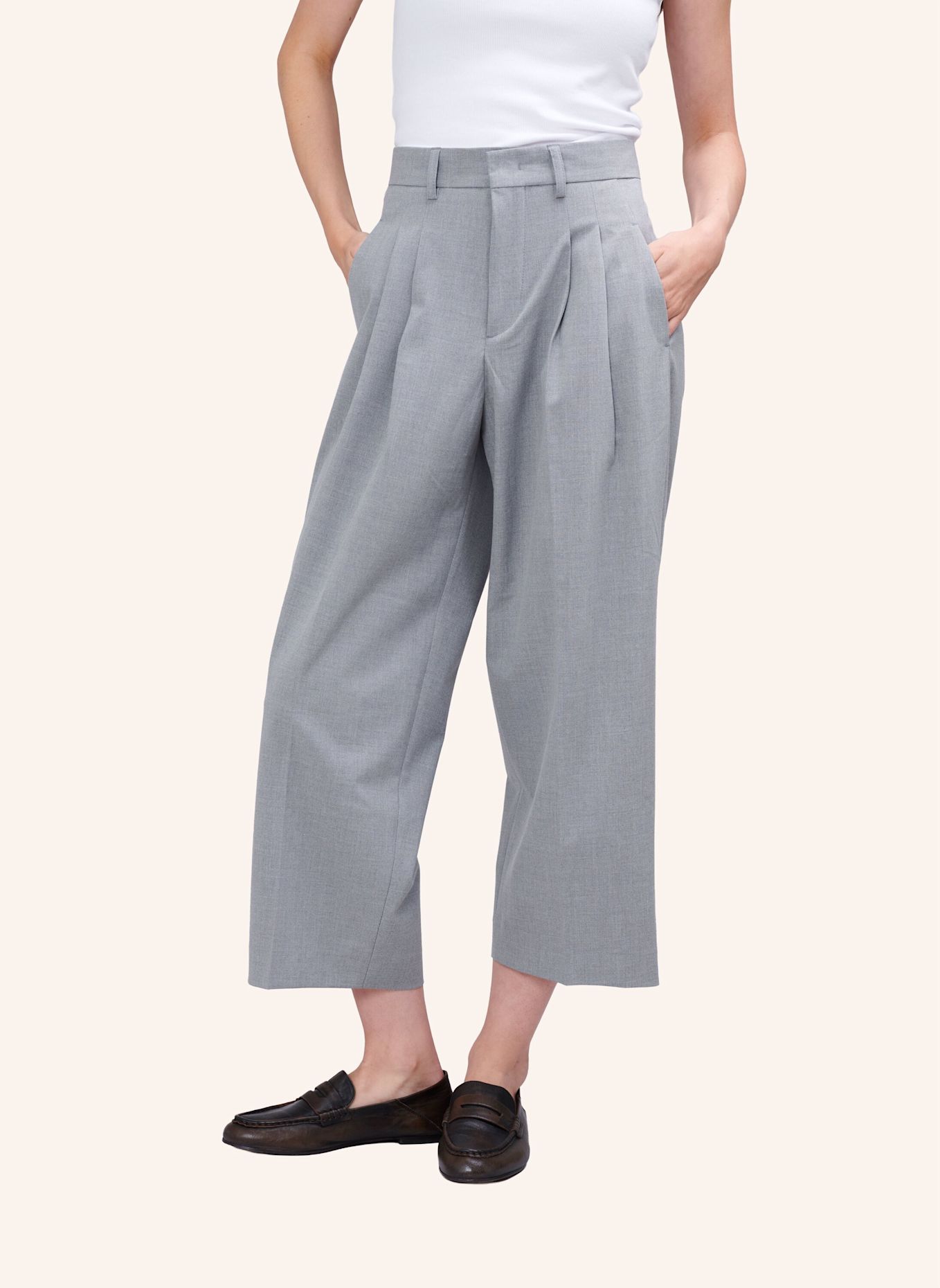 TRUE RELIGION 7/8 Hose MILA CROP: GRAU