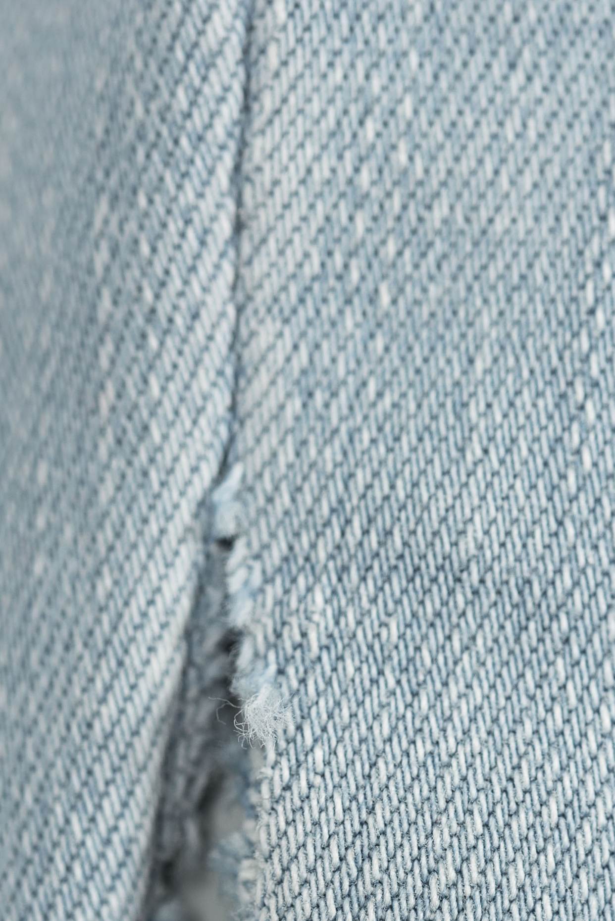 TRUE RELIGION Jeans HALLE Crop Slit: HELLBLAU/ HELLGRAU