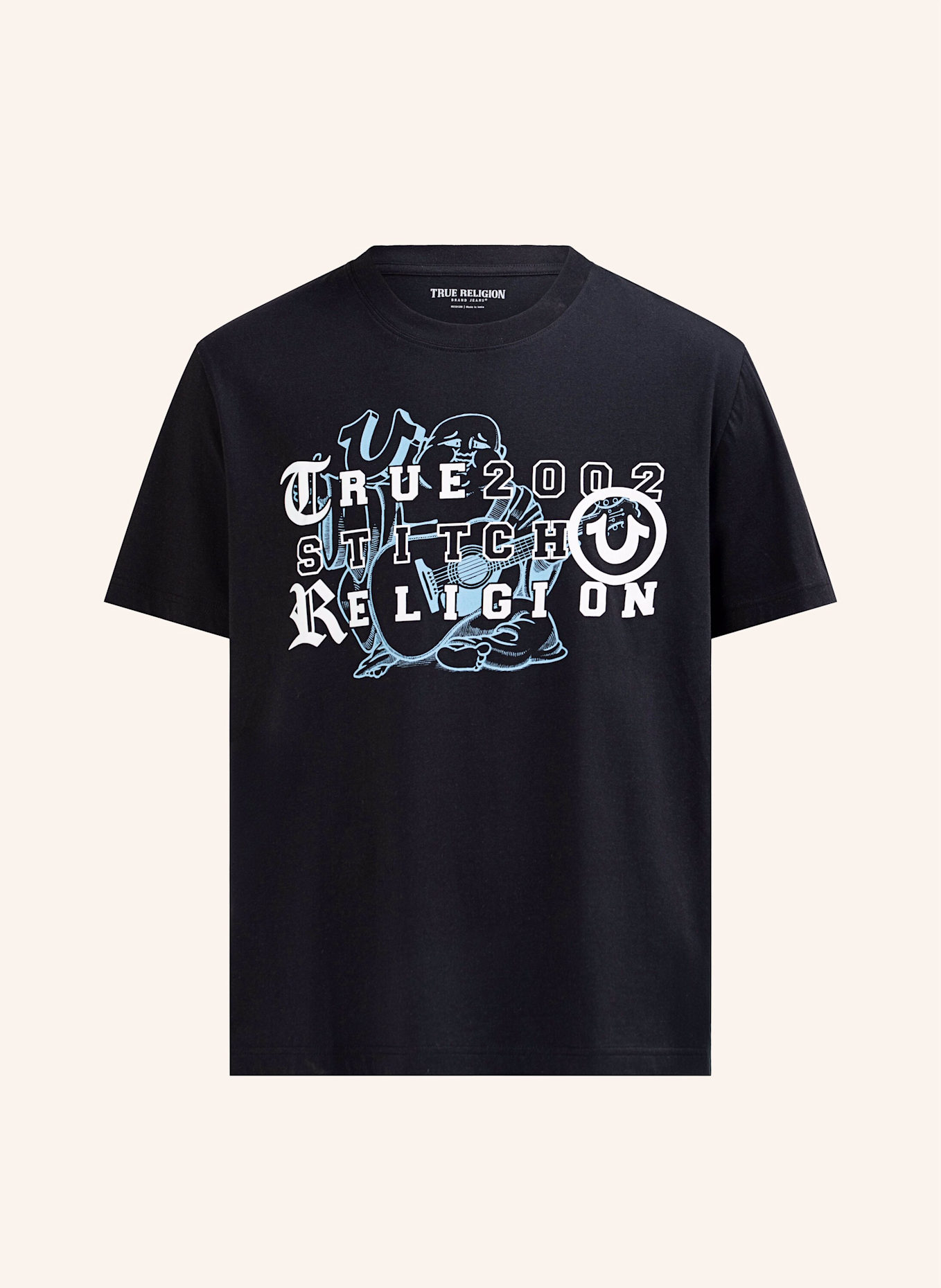 TRUE RELIGION T-Shirt BUDDHA LETTERS