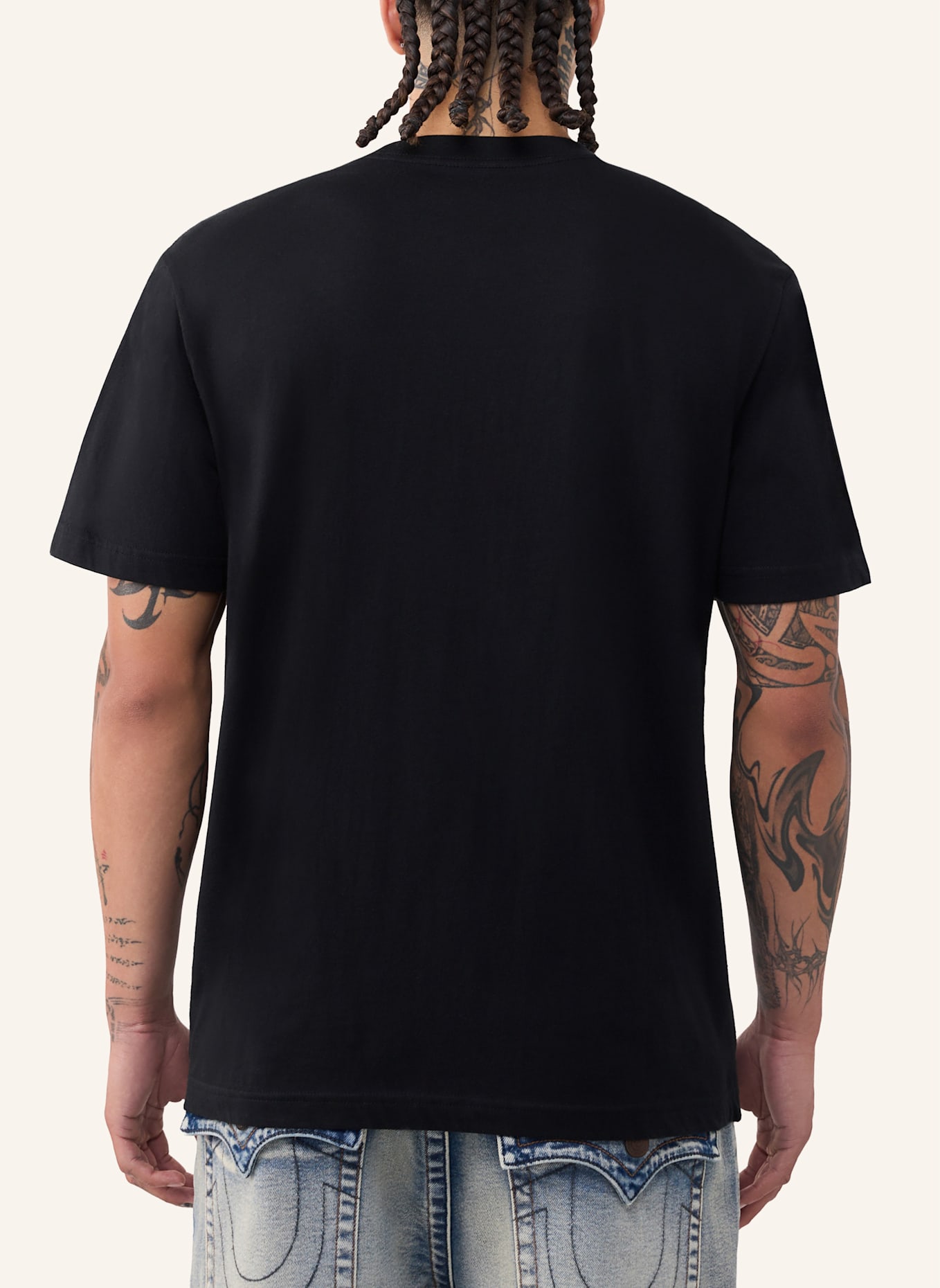 TRUE RELIGION T-Shirt BUDDHA LETTERS