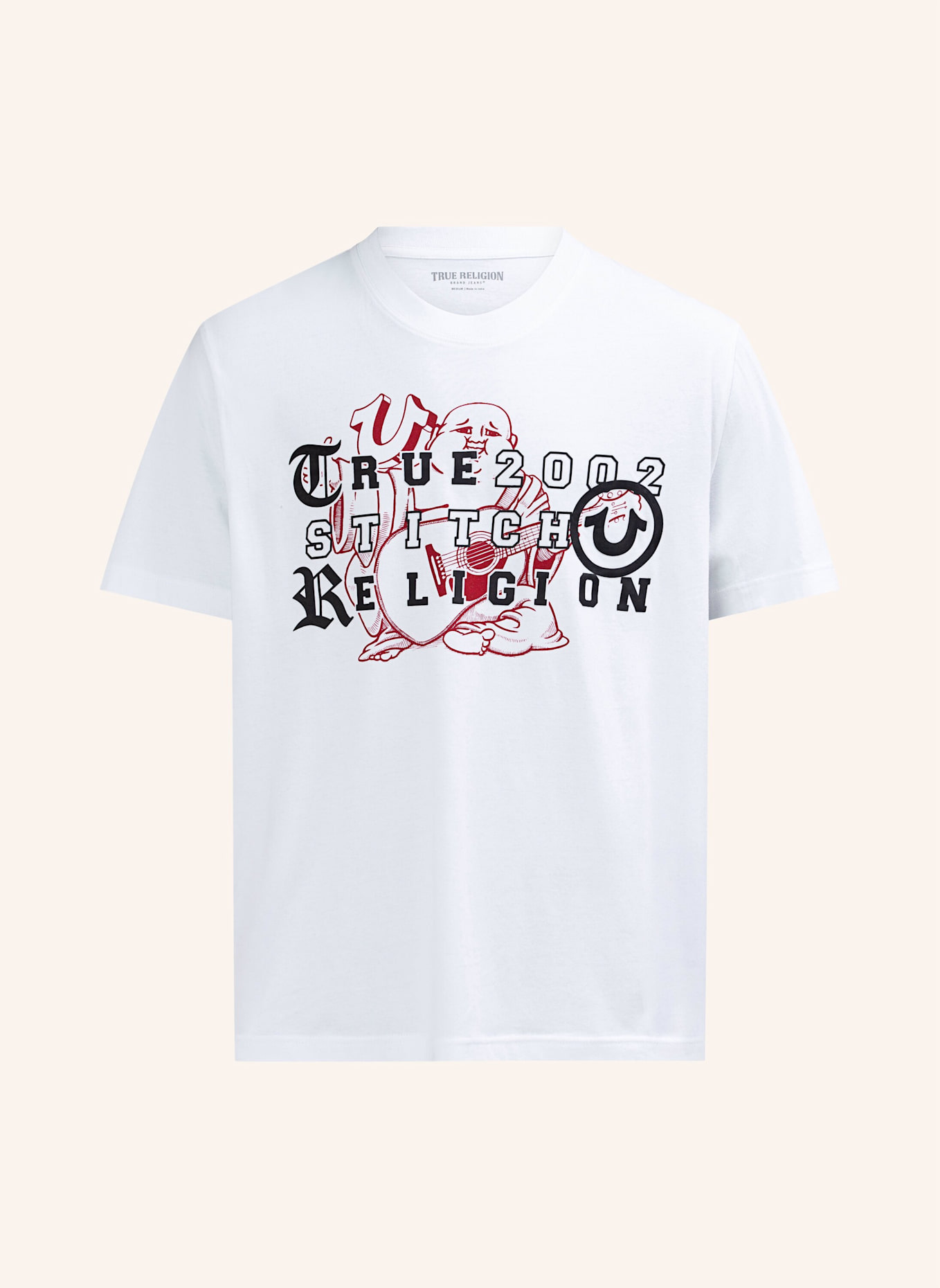 TRUE RELIGION T-Shirt BUDDHA LETTERS