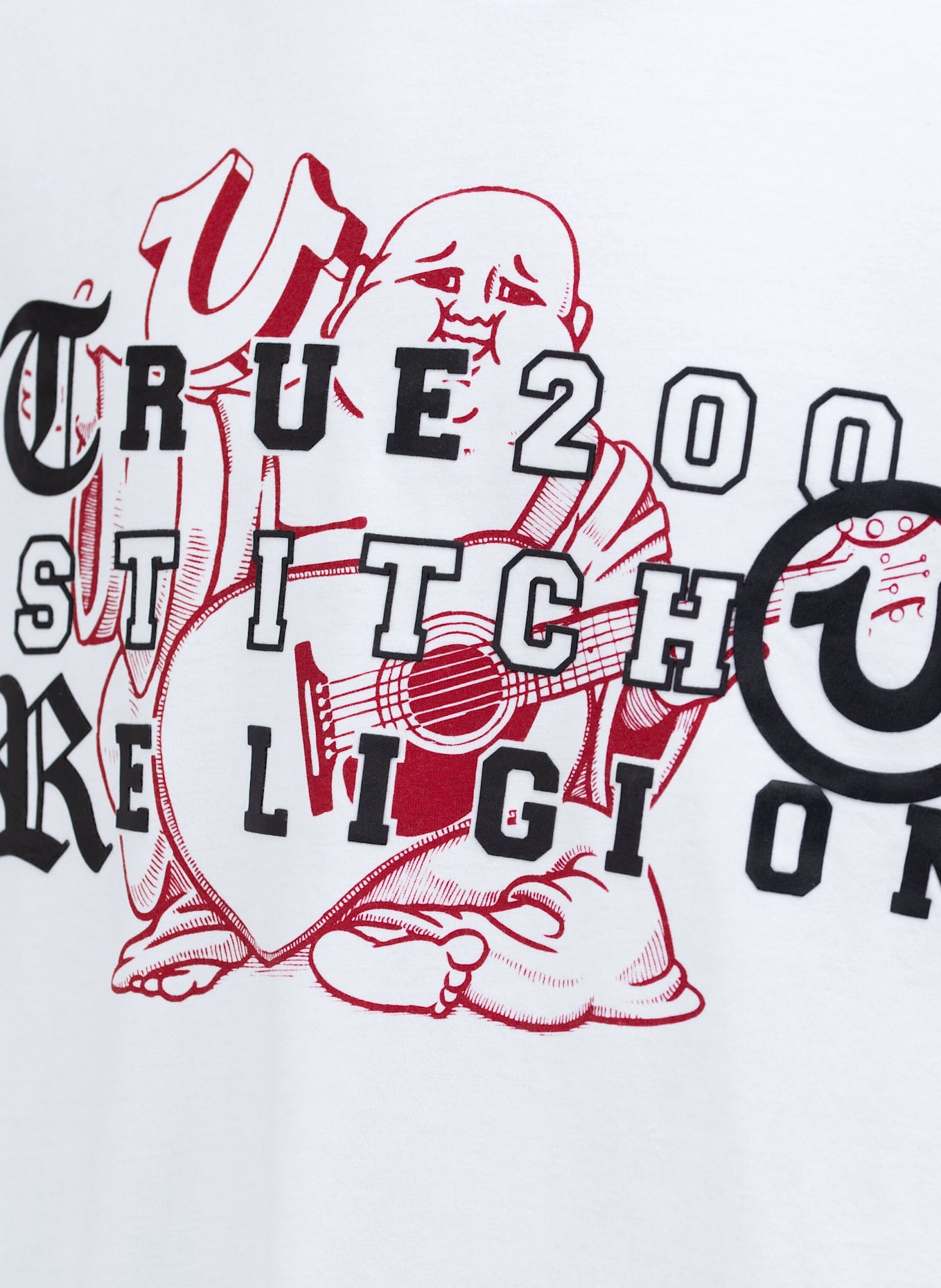 TRUE RELIGION T-Shirt BUDDHA LETTERS