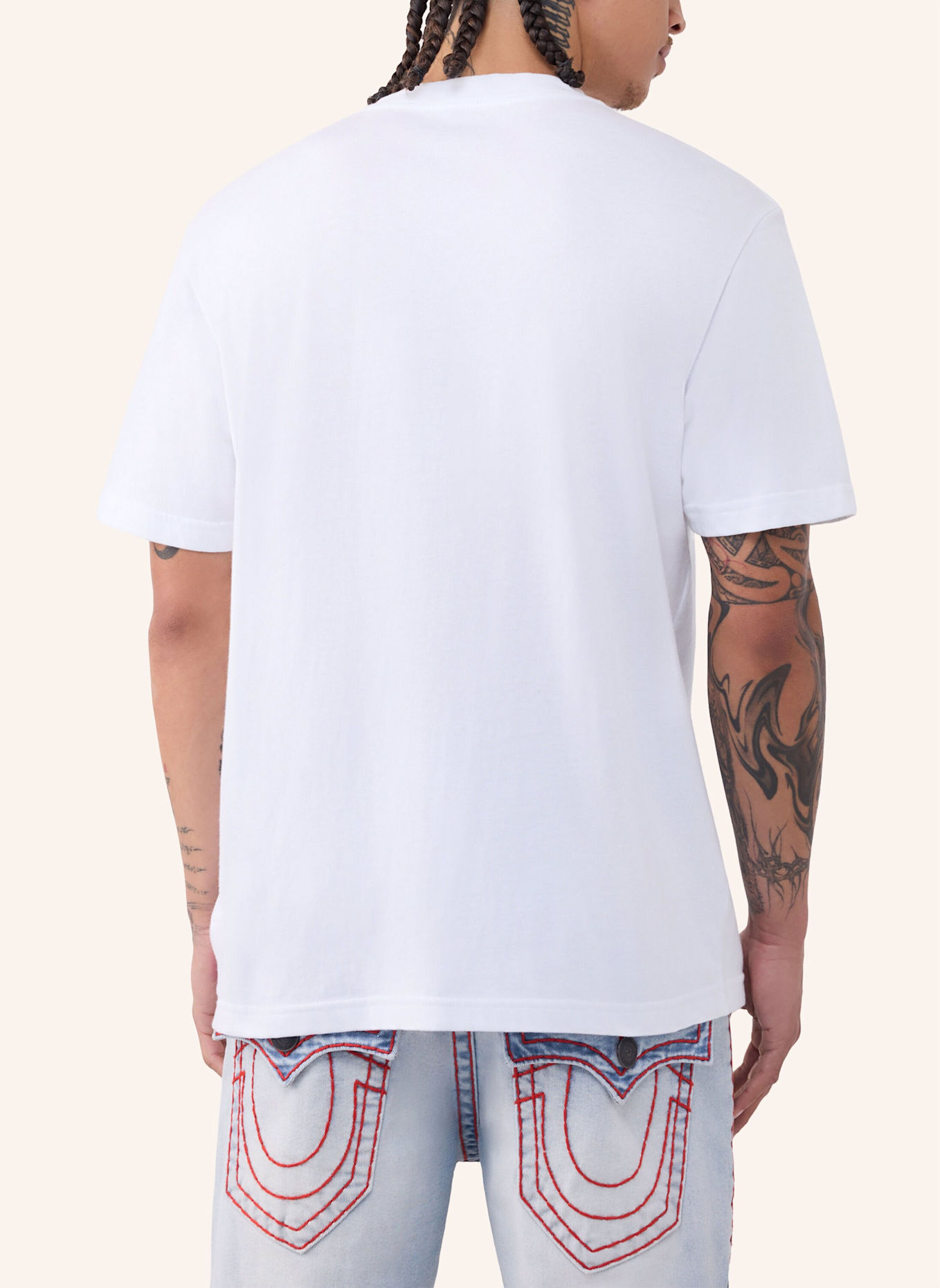 TRUE RELIGION T-Shirt BUDDHA LETTERS