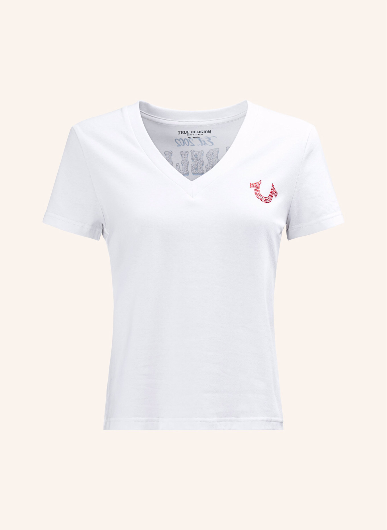 TRUE RELIGION T-Shirt HERITAGE: WEISS