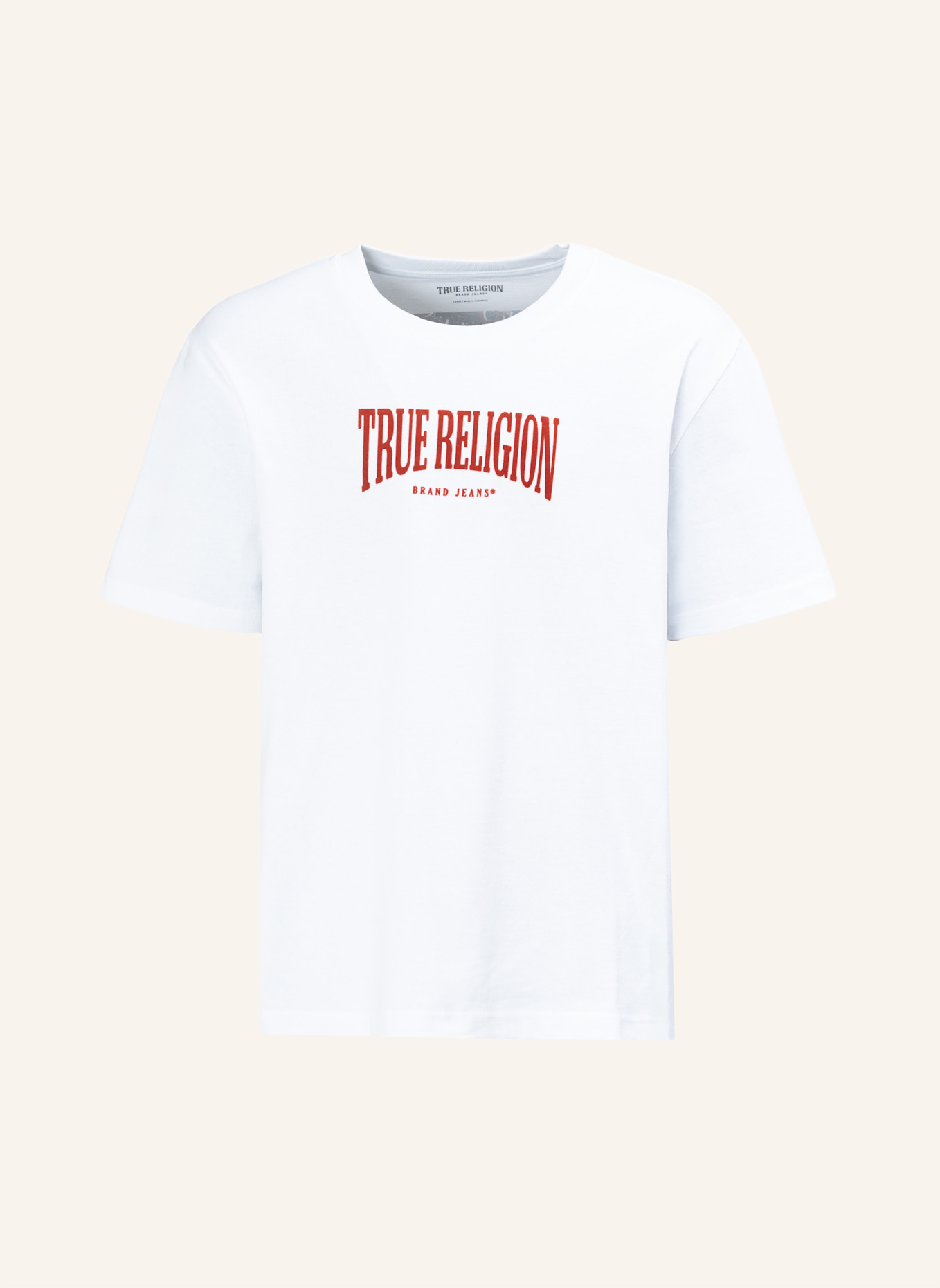 TRUE RELIGION T-Shirt: WEISS