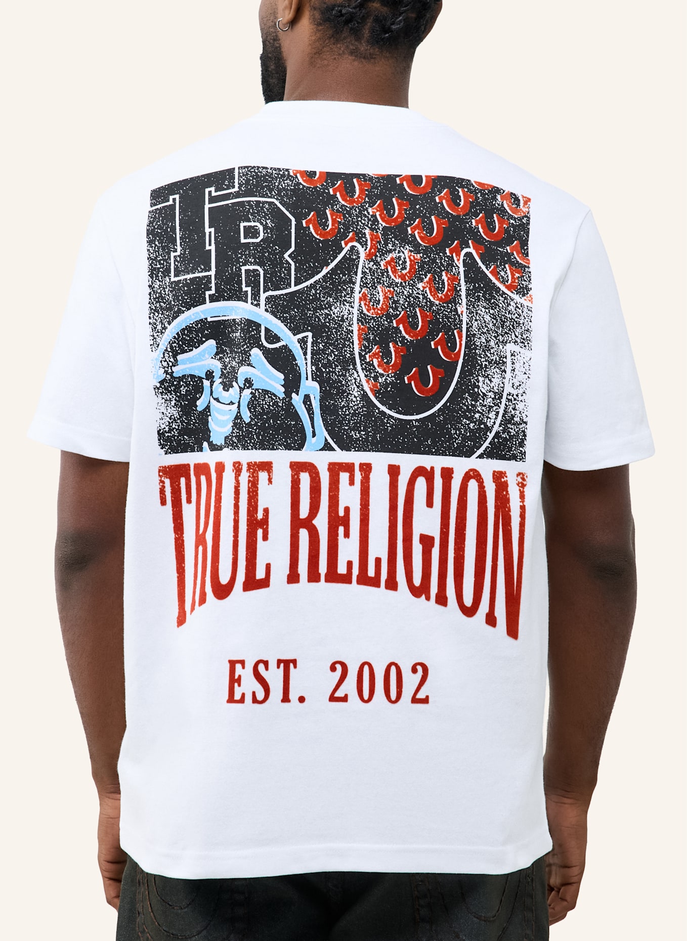 TRUE RELIGION T-Shirt: WEISS