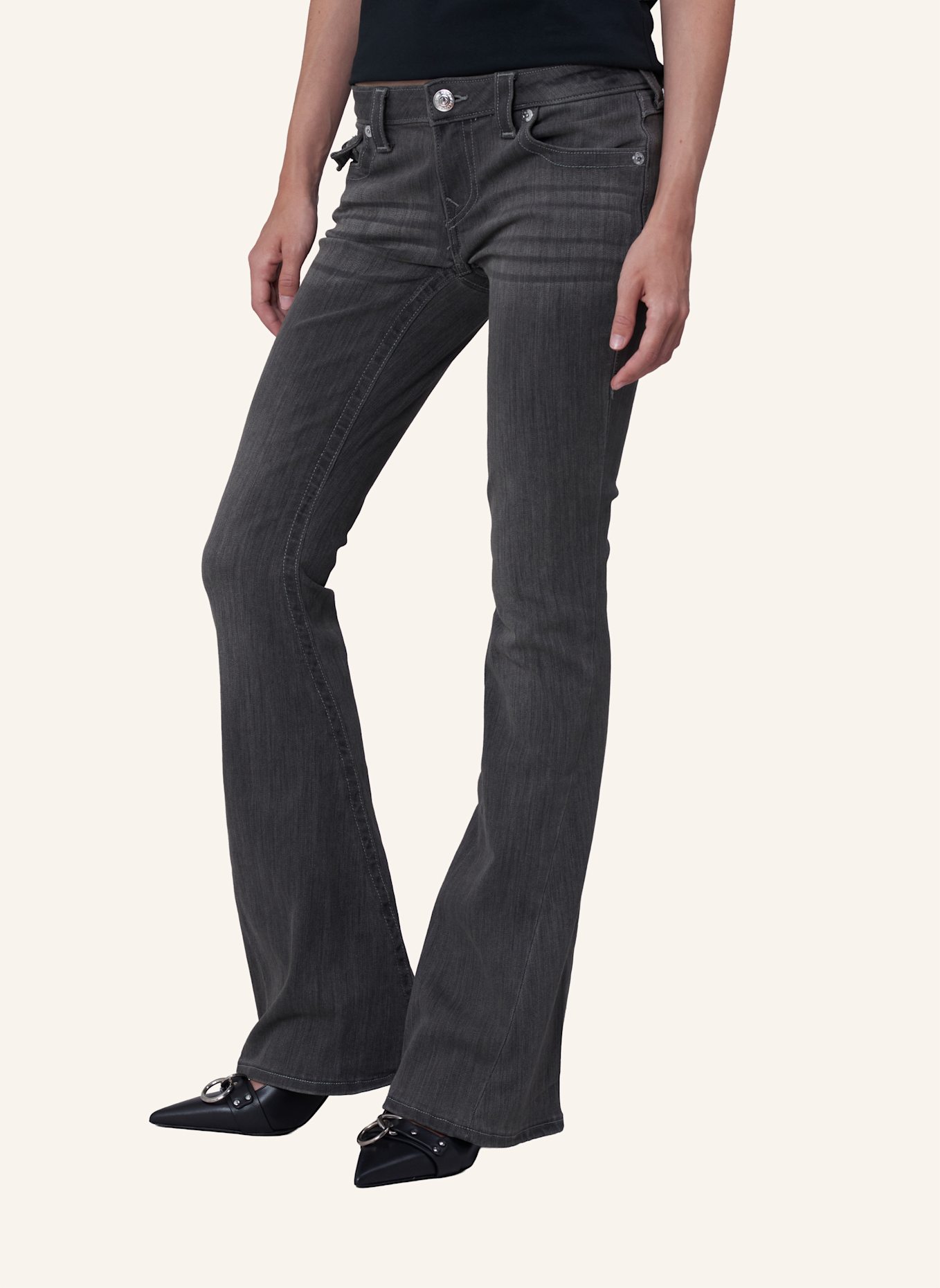 TRUE RELIGION Jeans Bootcut JOEY: CHARCOAL