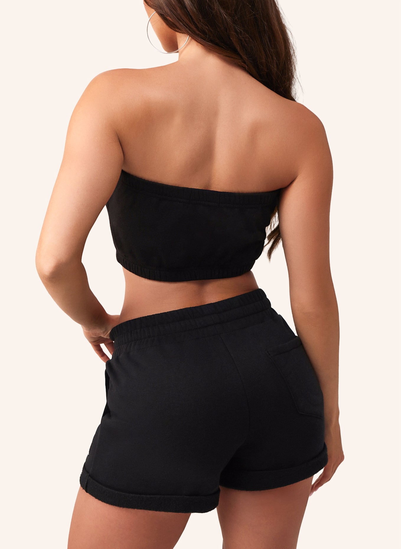 TRUE RELIGION Bandeau Top: SCHWARZ