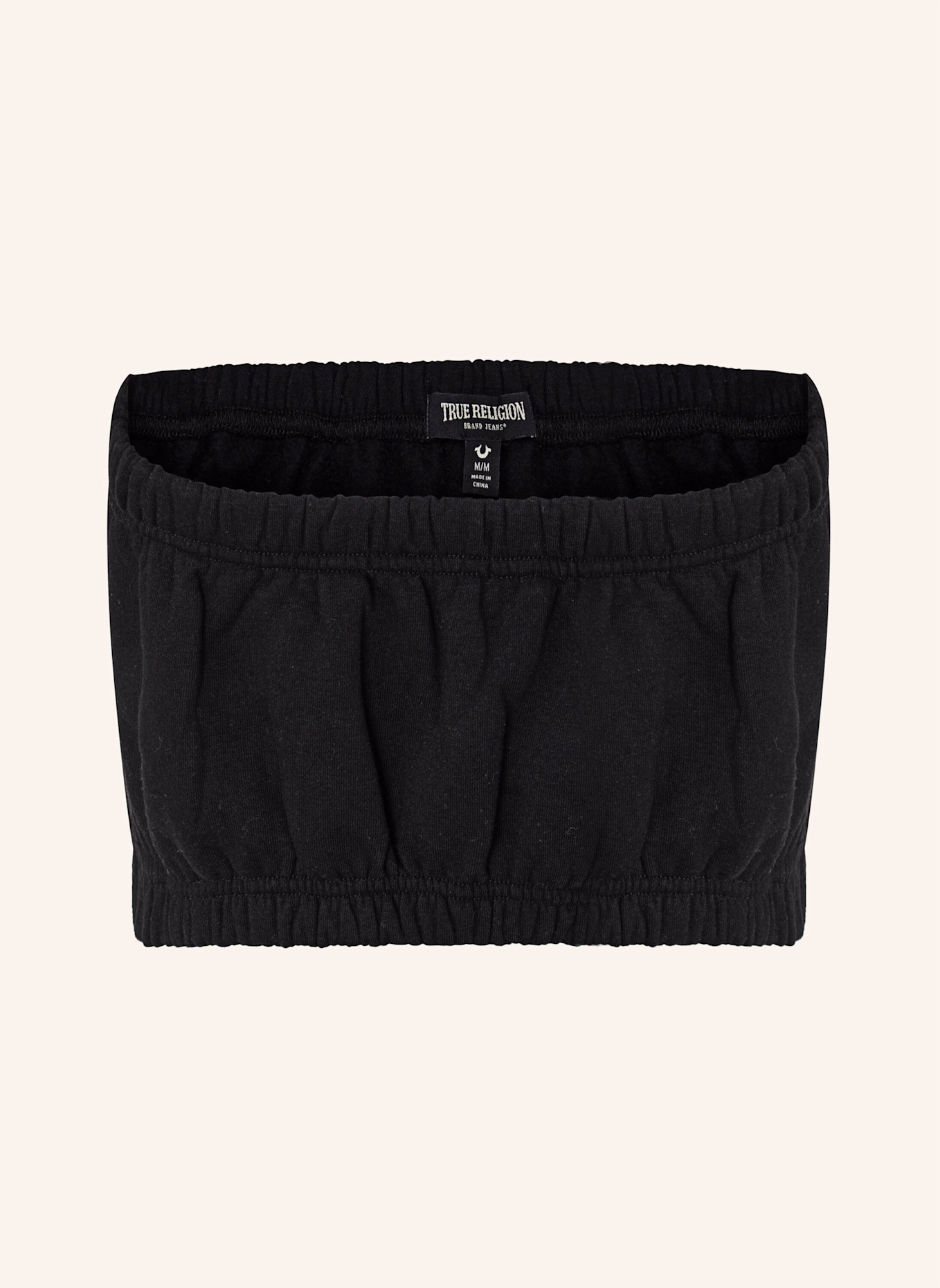 TRUE RELIGION Bandeau Top: SCHWARZ