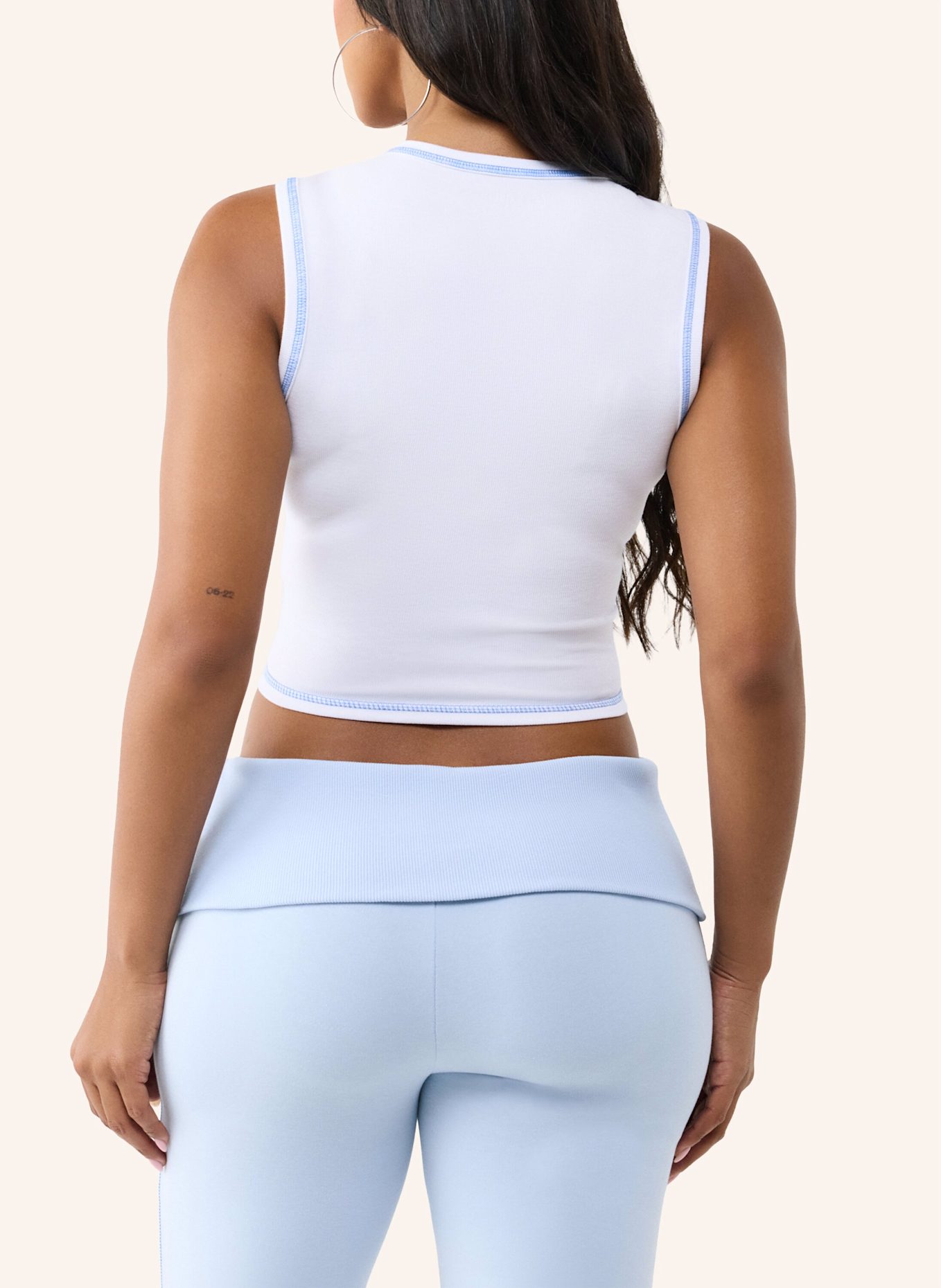 TRUE RELIGION Tank Top JADORE: WEISS