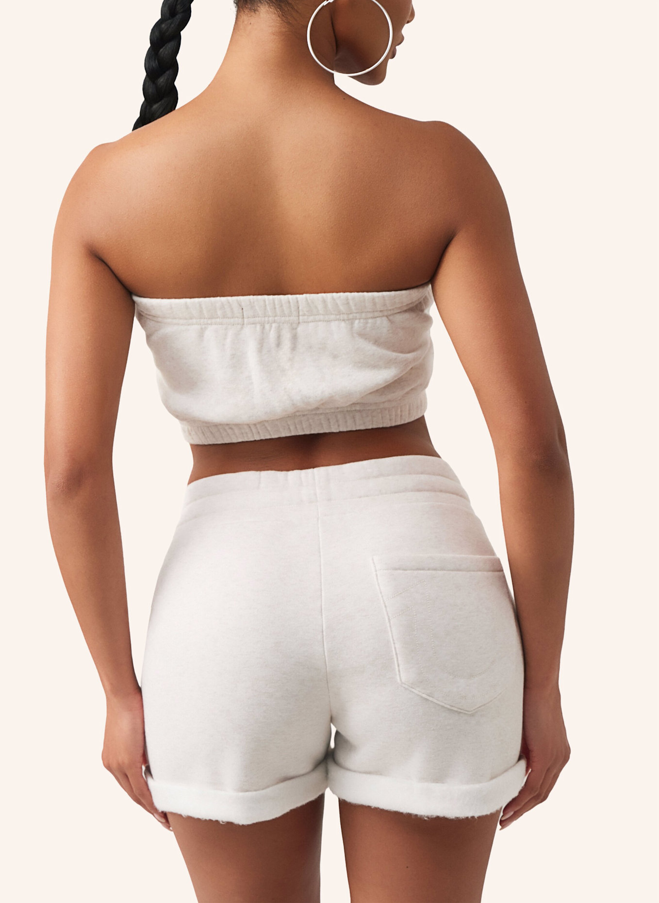 TRUE RELIGION Bandeau Top: BEIGE