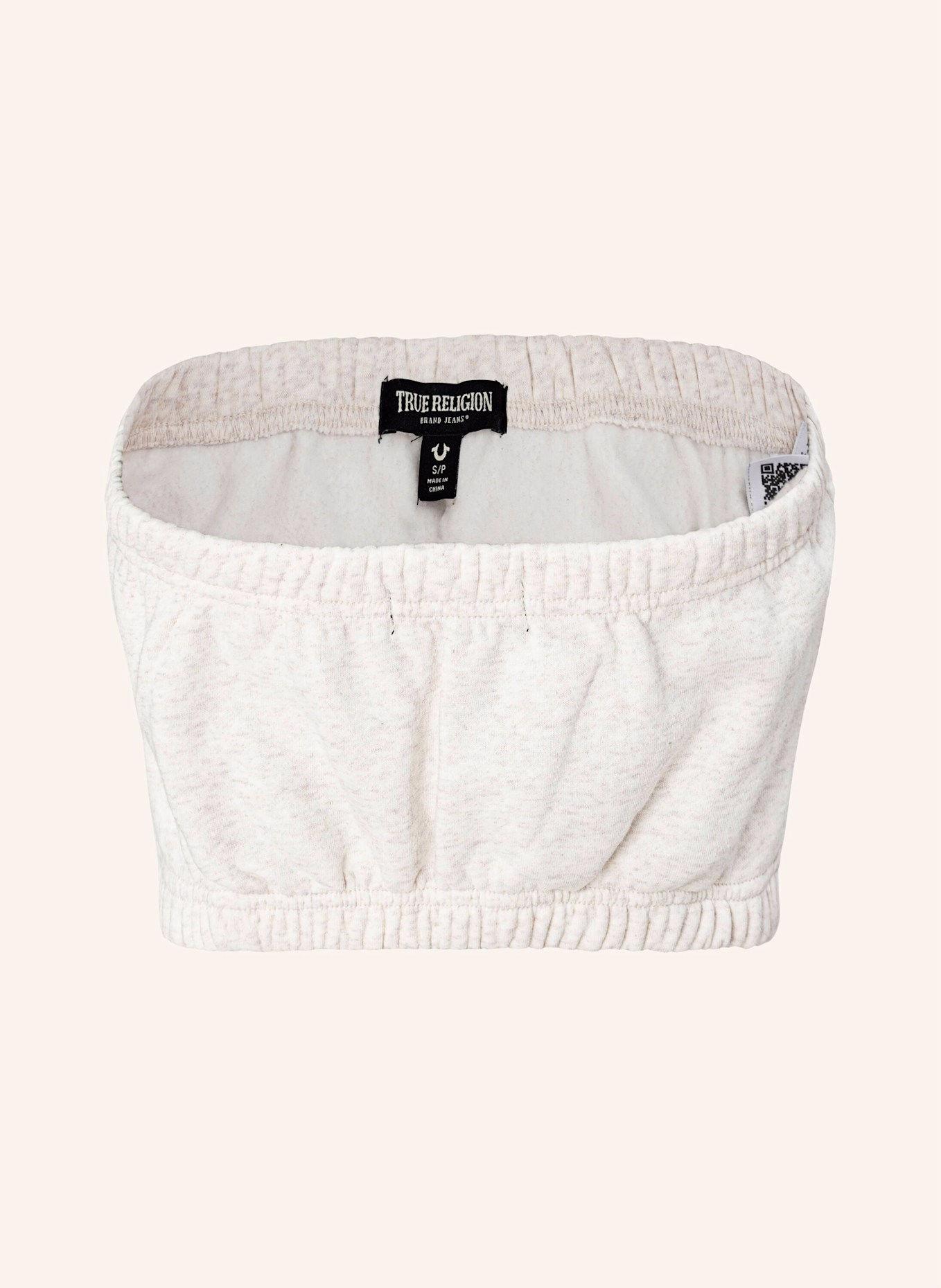 TRUE RELIGION Bandeau Top: BEIGE