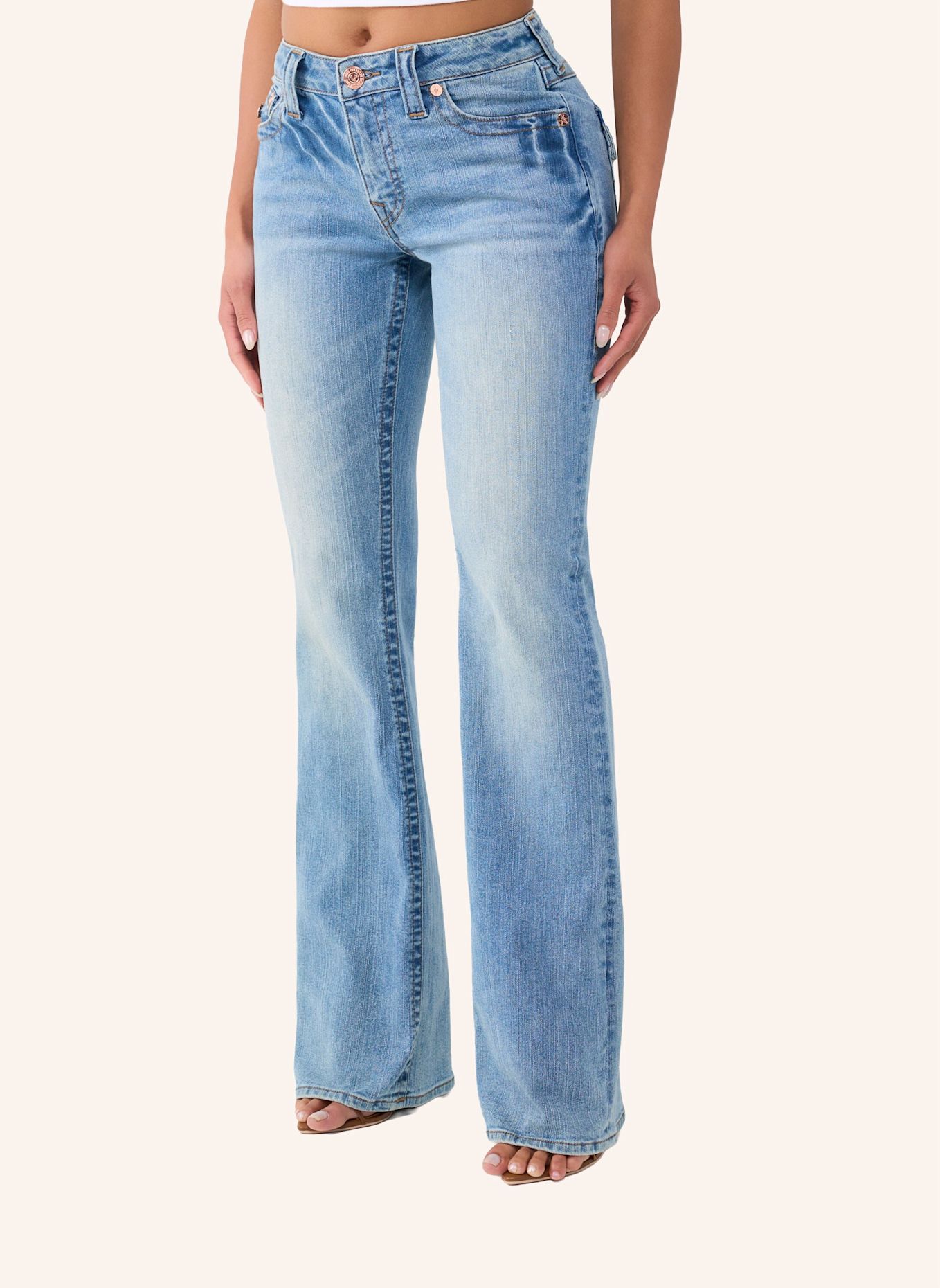 TRUE RELIGION Jeans BECCA Bootcut: BLAU