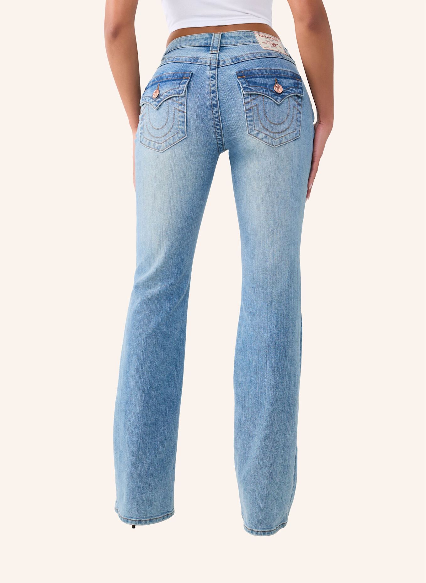 TRUE RELIGION Jeans BECCA Bootcut: BLAU