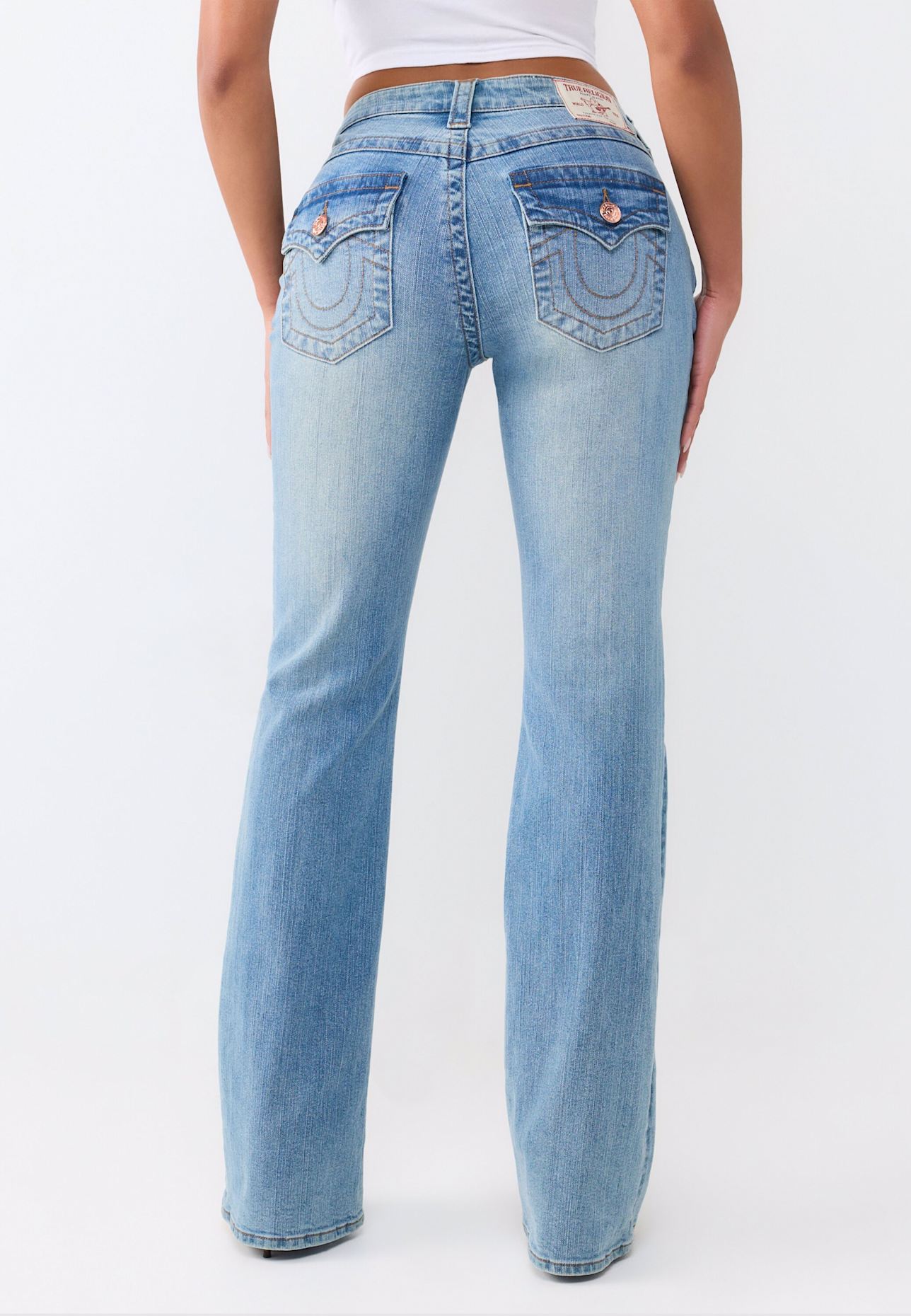 TRUE RELIGION Jeans BECCA Bootcut: BLAU