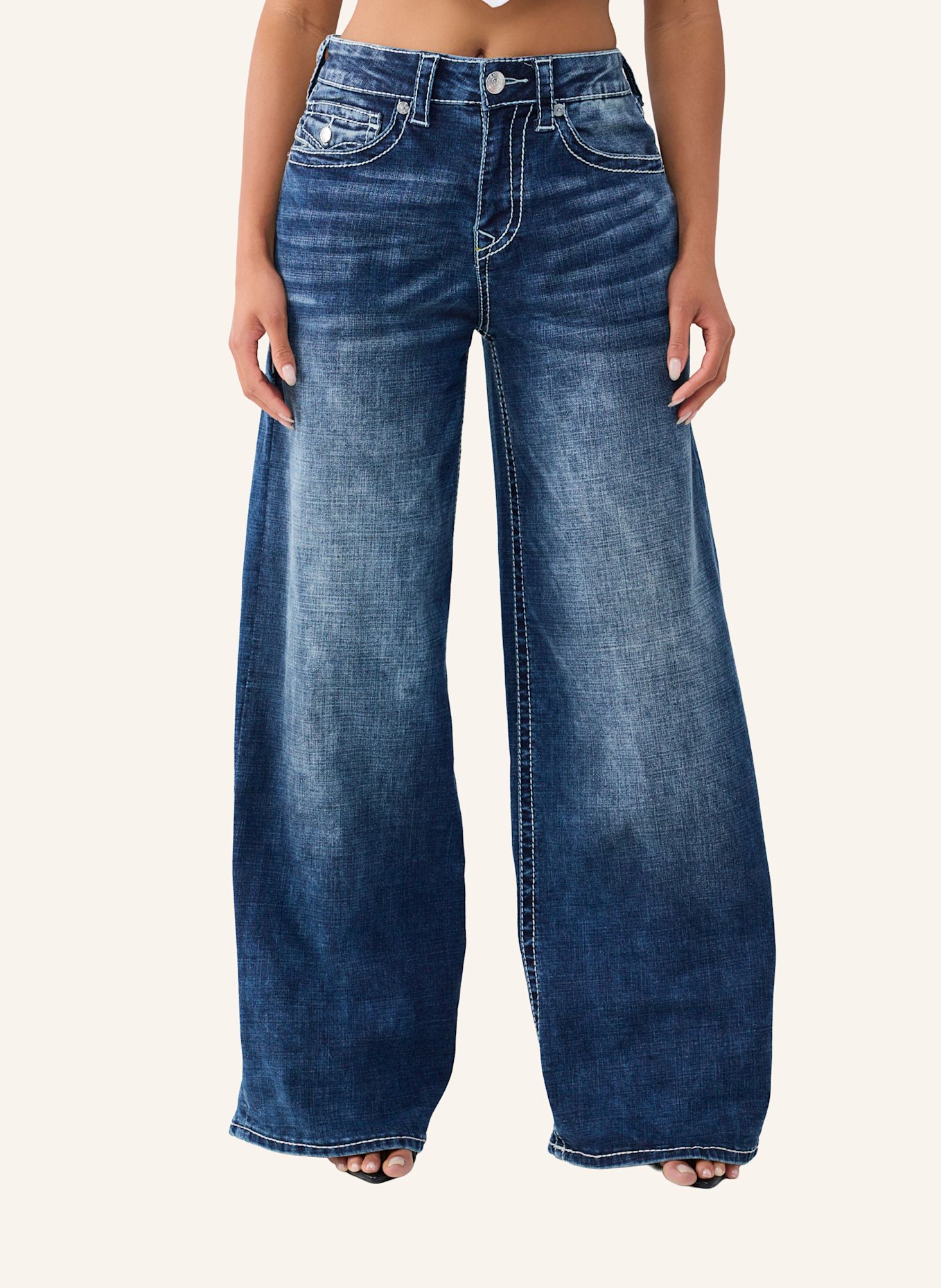 TRUE RELIGION Jeans JESSIE Baggy: BLAU