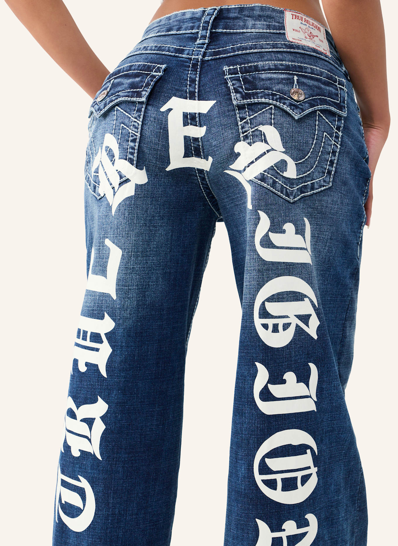 TRUE RELIGION Jeans JESSIE Baggy: ROT