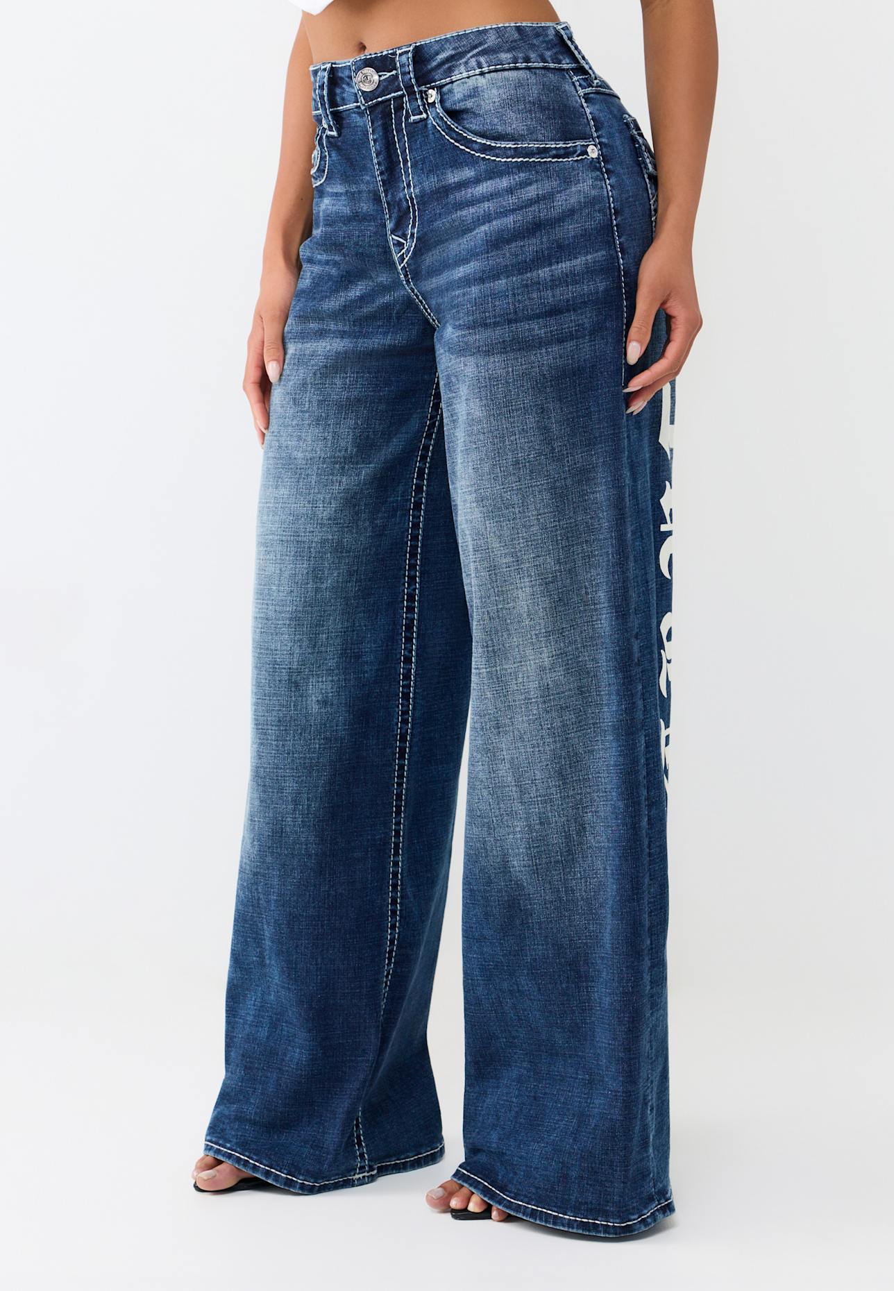 TRUE RELIGION Jeans JESSIE Baggy: ROT