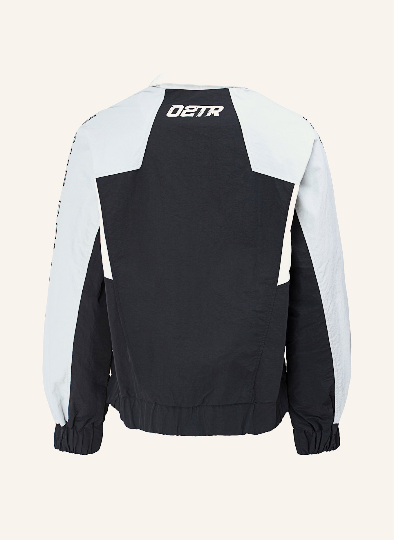 TRUE RELIGION Track-Jacke COLORBLOCKING: SCHWARZ