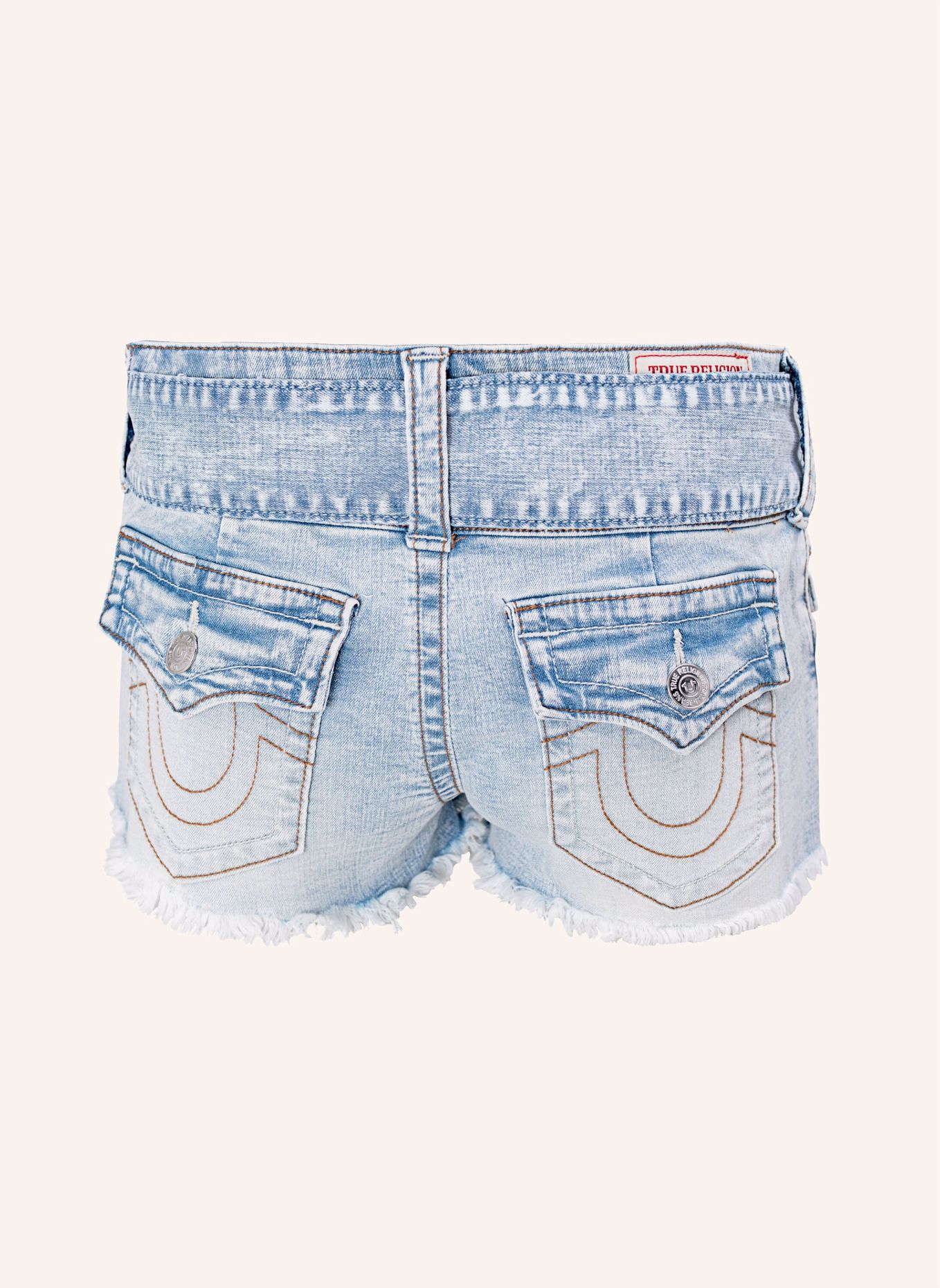 TRUE RELIGION Shorts JOEY FLAP: BLAU