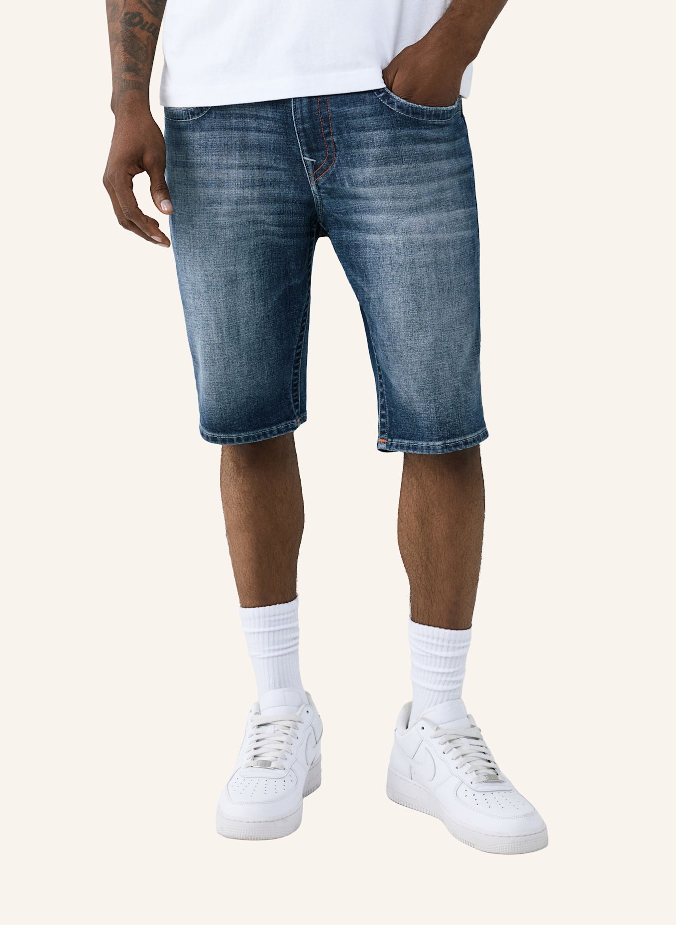 TRUE RELIGION Shorts RICKY: BLAU