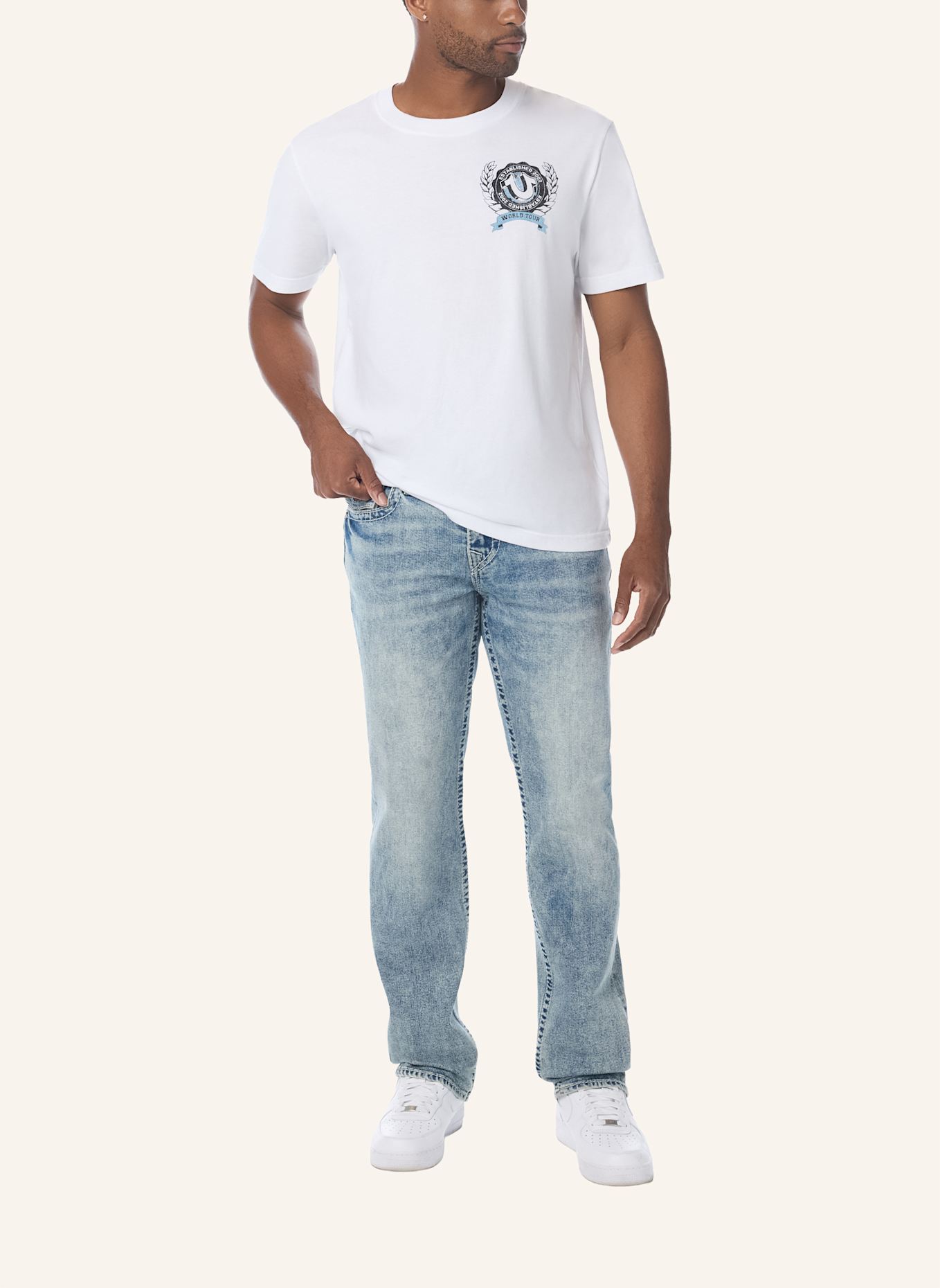 TRUE RELIGION Jeans RICKY: BLAU