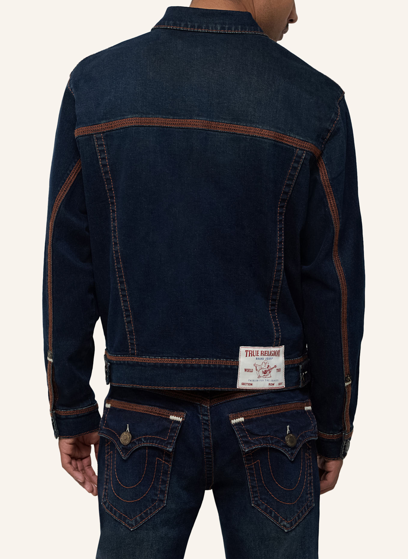 TRUE RELIGION Jeansjacke: BLAU