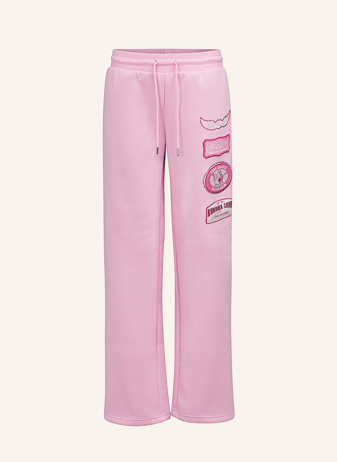TRUE RELIGION Sweathose CRYSTAL PATCH: ROSA