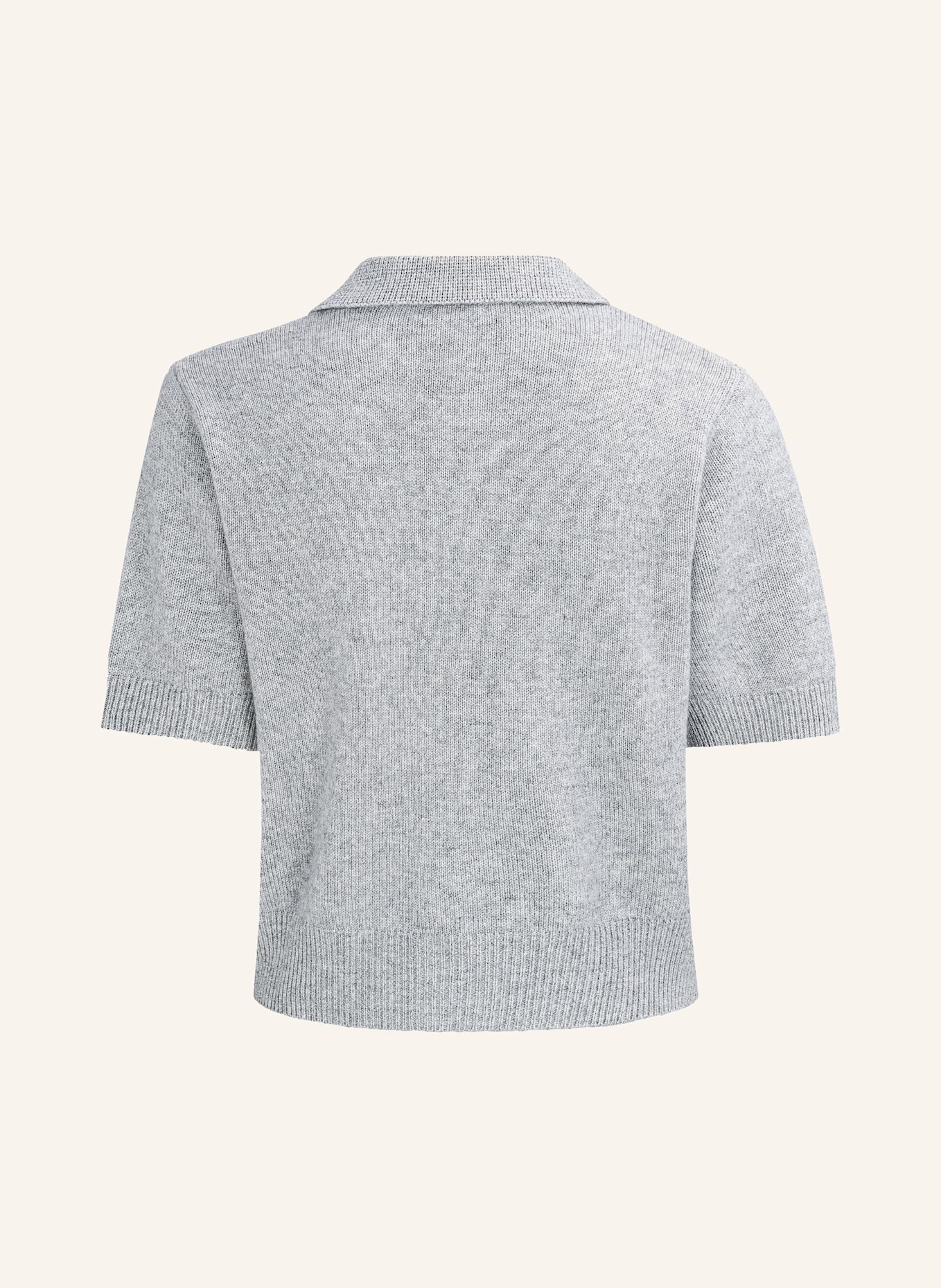 TRUE RELIGION Strickjacke-Kurzarm CHUNKY: GRAU
