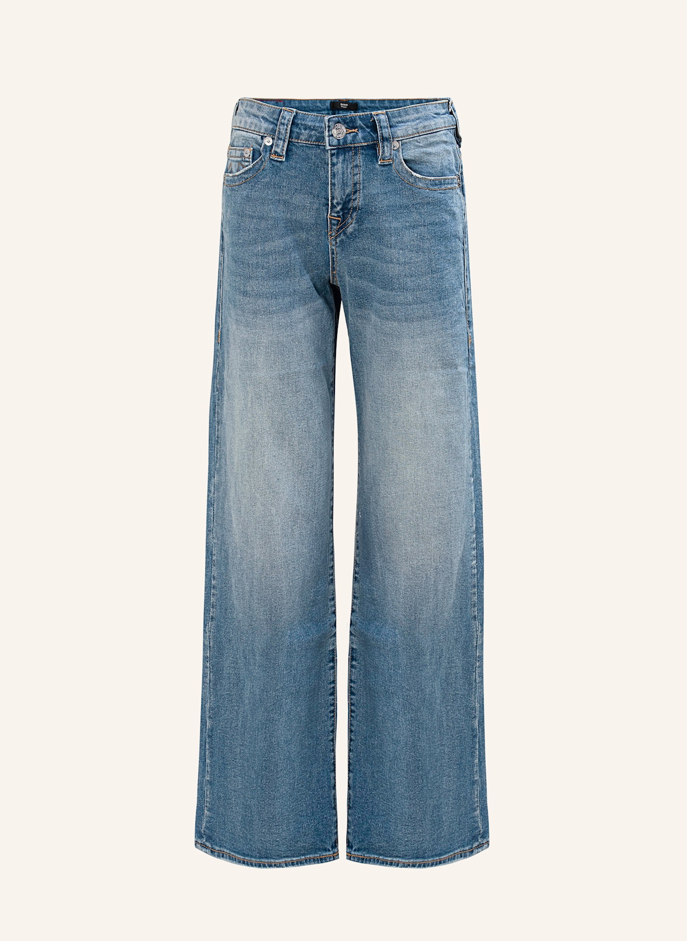 TRUE RELIGION Jeans BOBBI BAGGY: HELLBLAU/ GRAU