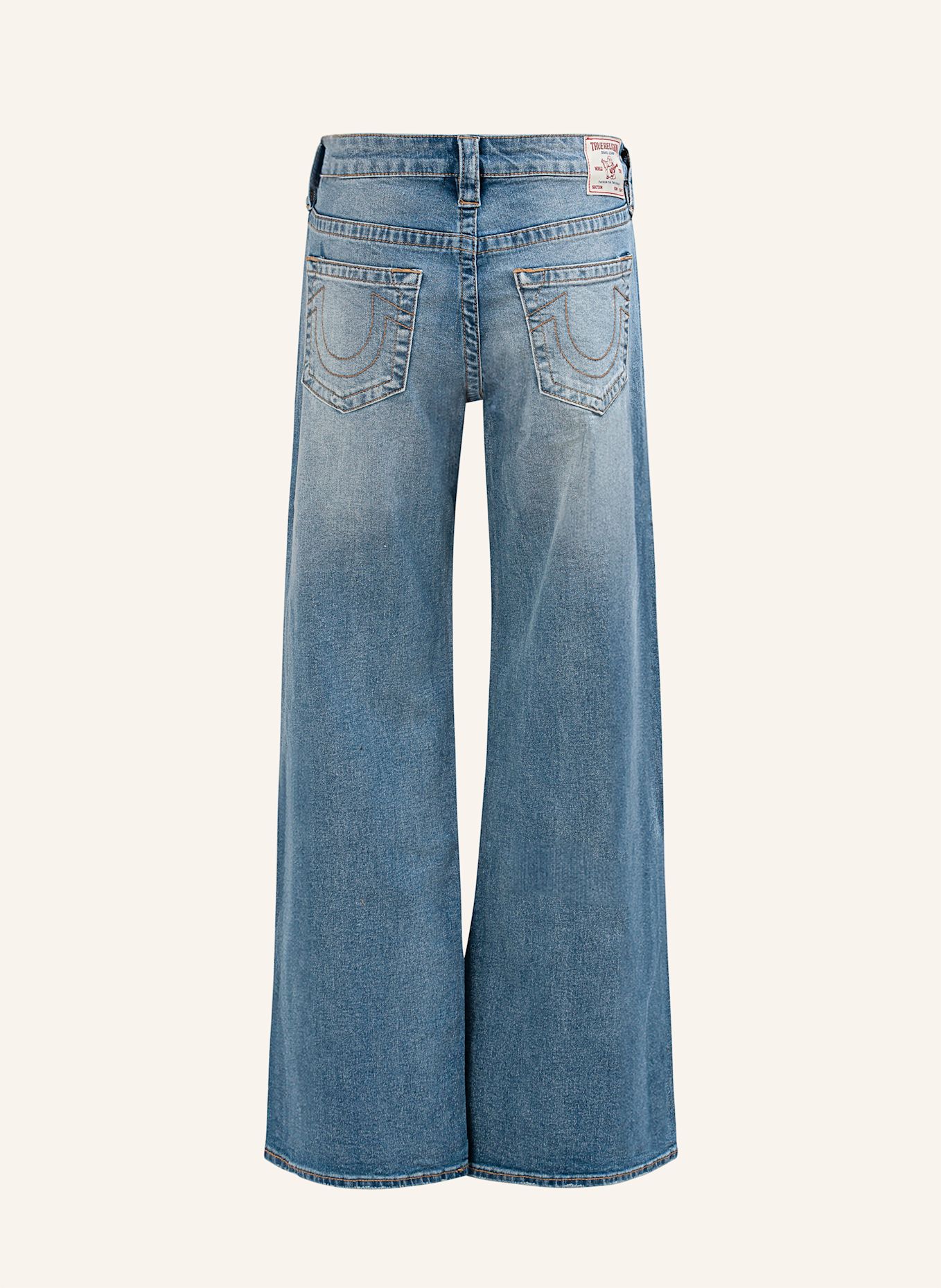 TRUE RELIGION Jeans BOBBI BAGGY: HELLBLAU / GRAU