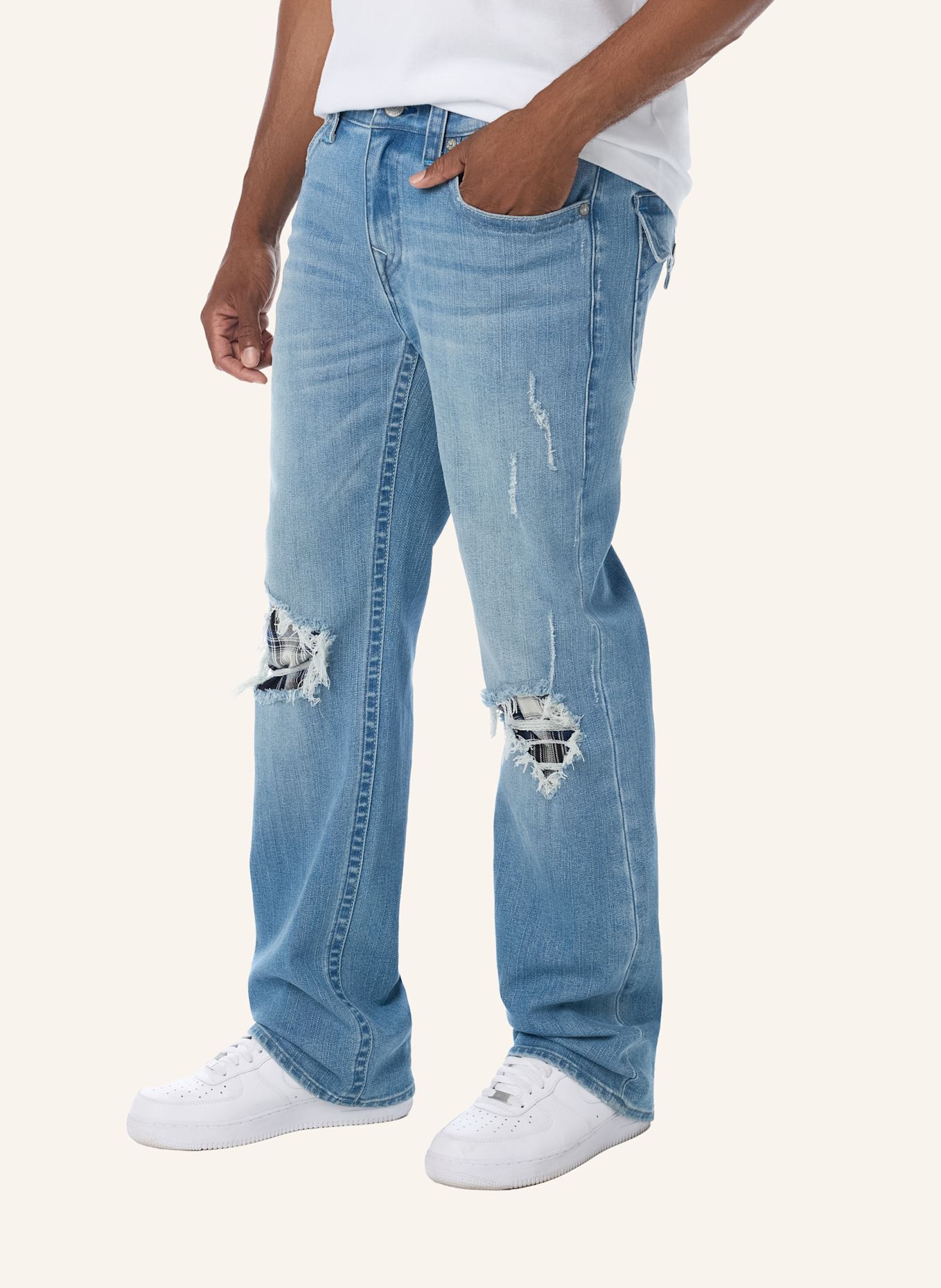 TRUE RELIGION Jeans BILLY Bootcut: BLAU