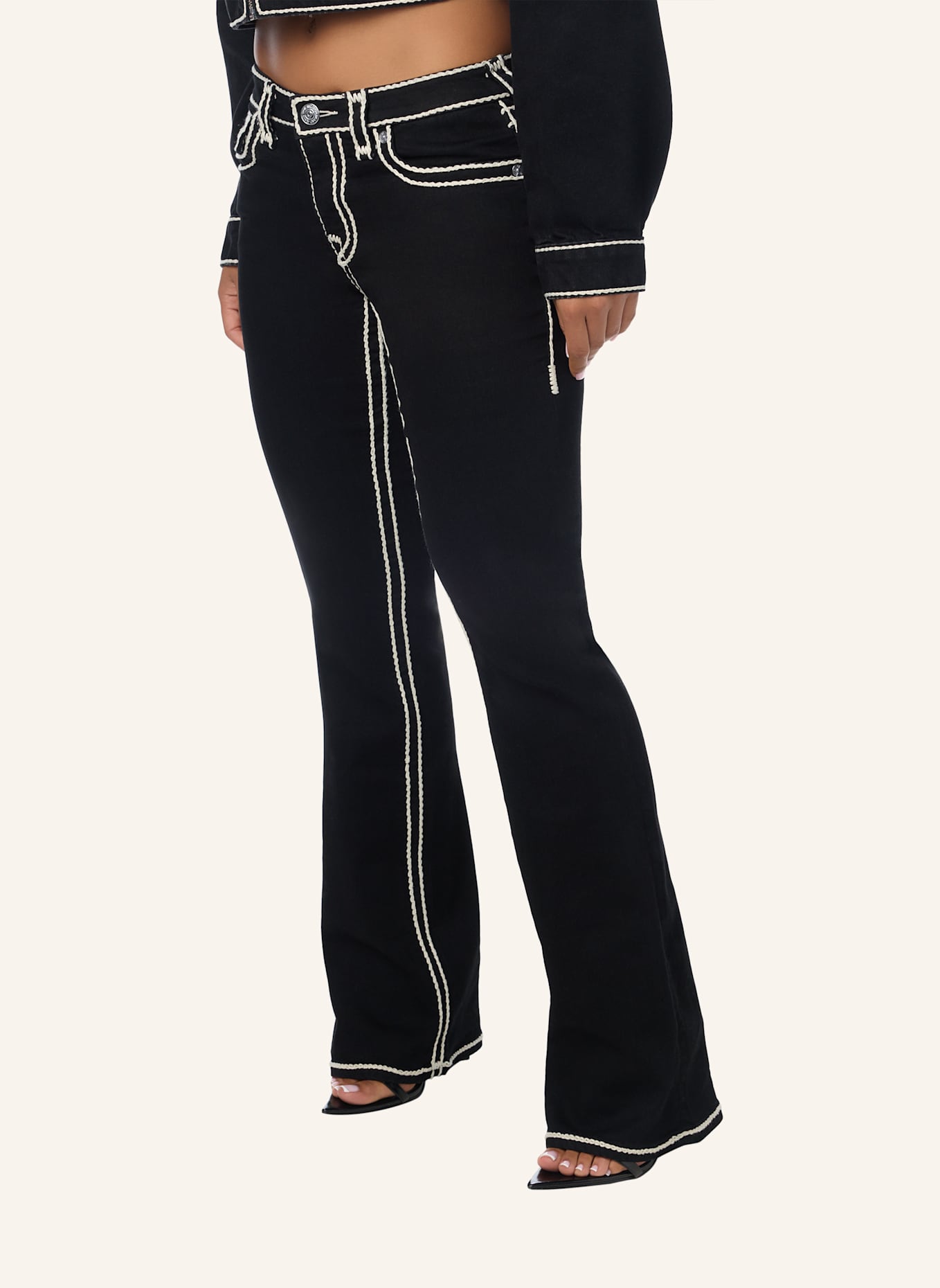 TRUE RELIGION Jeans BECCA: SCHWARZ