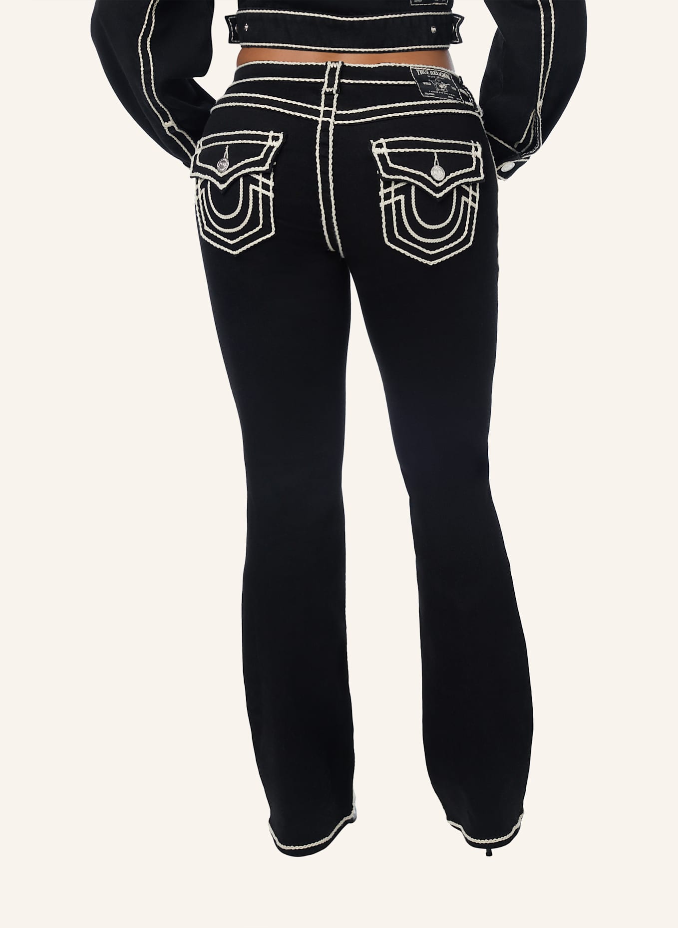 TRUE RELIGION Jeans BECCA: SCHWARZ