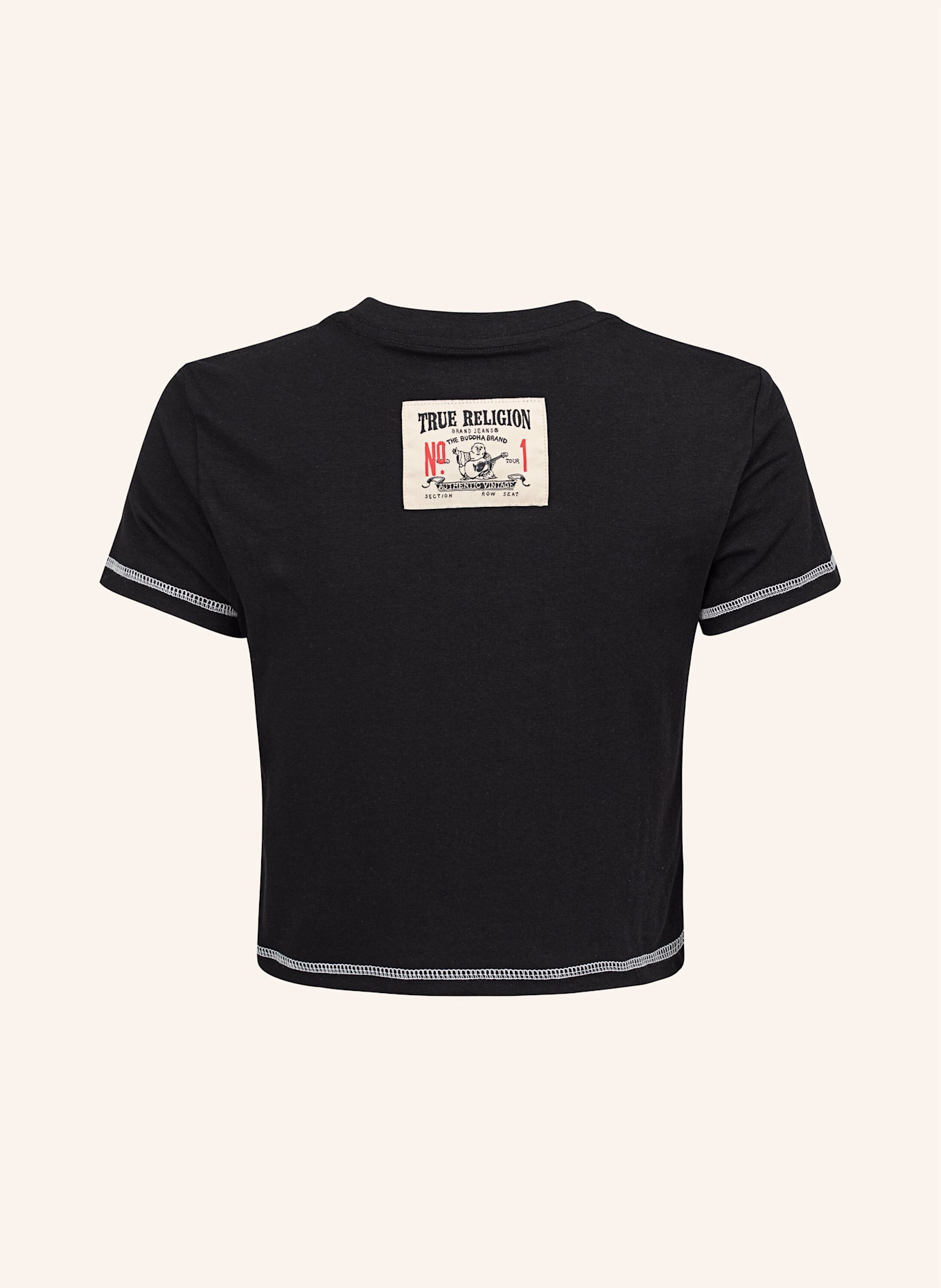 TRUE RELIGION T-Shirt BUDDHA: SCHWARZ