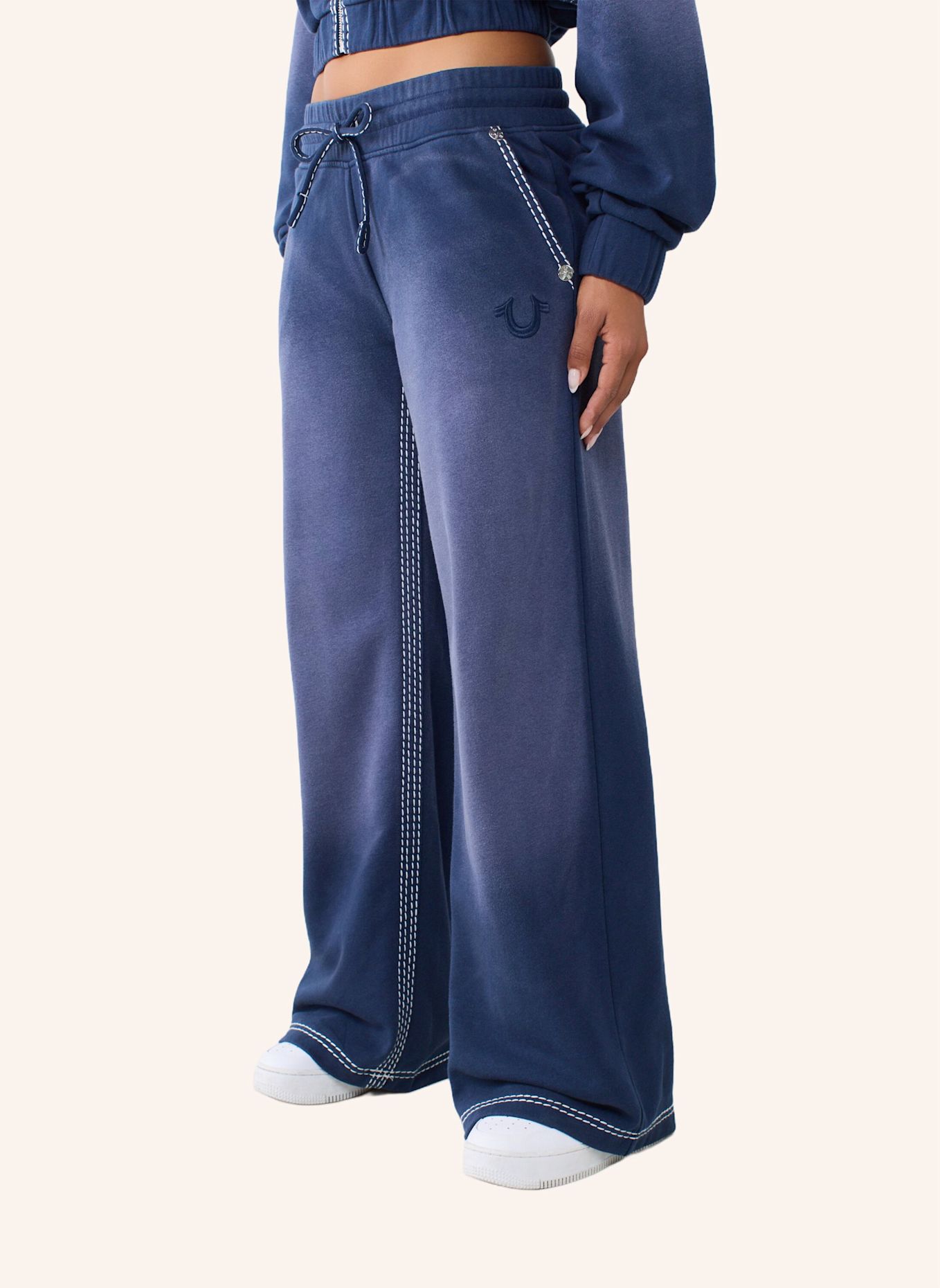 TRUE RELIGION Sweatpant: BLAU