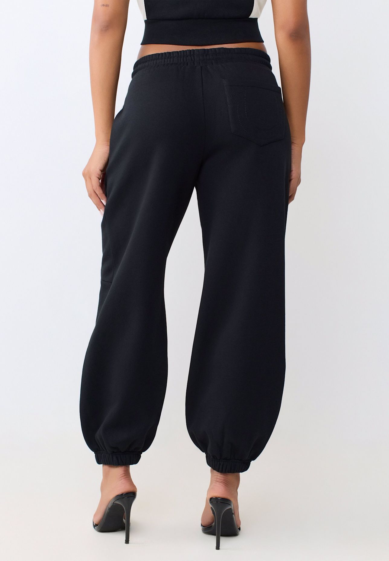 TRUE RELIGION Sweatpant BAGGY JOGGER: SCHWARZ