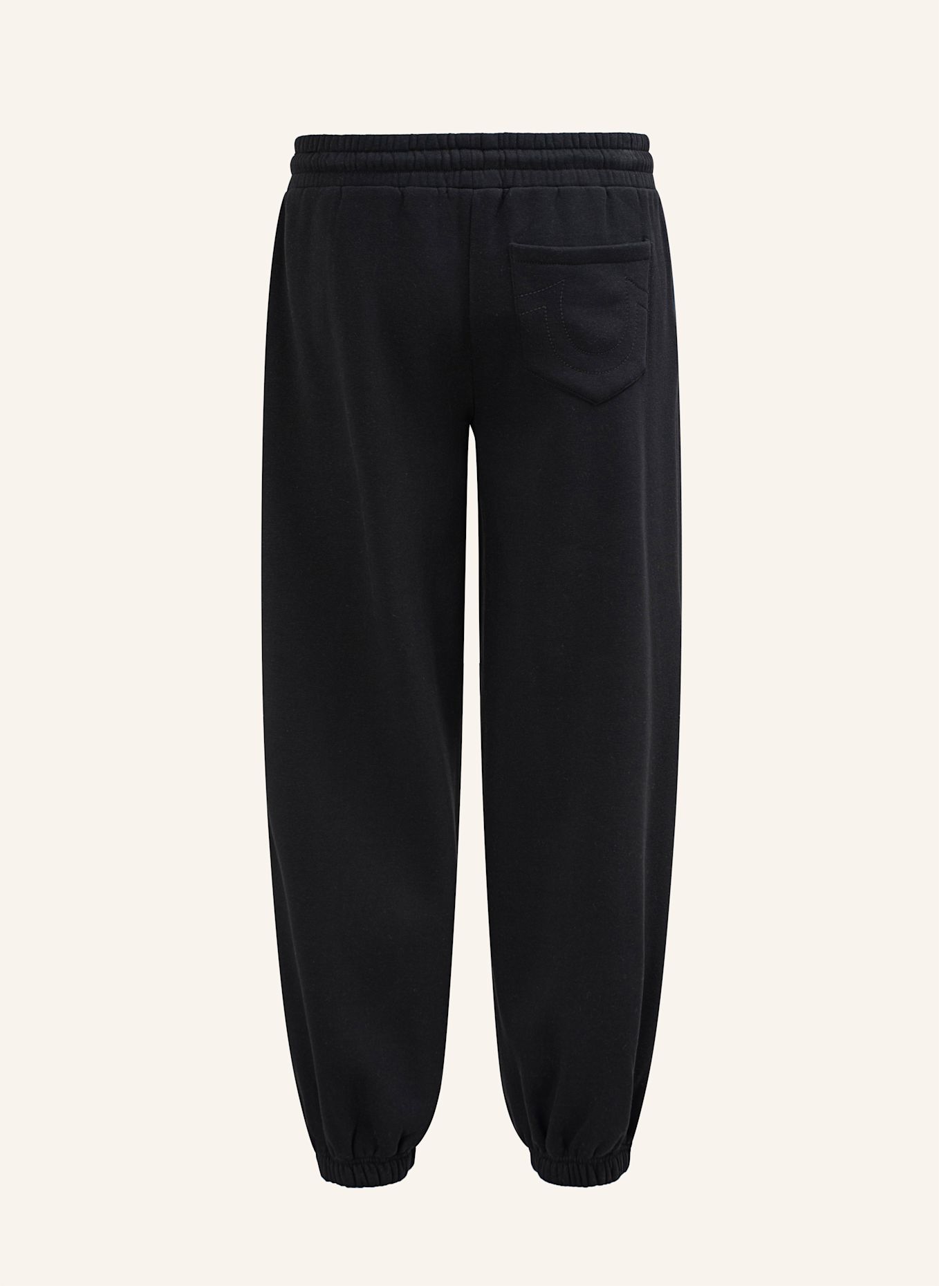 TRUE RELIGION Sweatpant BAGGY JOGGER: SCHWARZ
