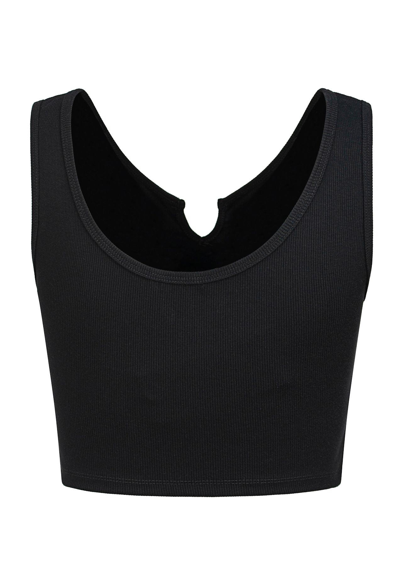 TRUE RELIGION Tank Top: SCHWARZ