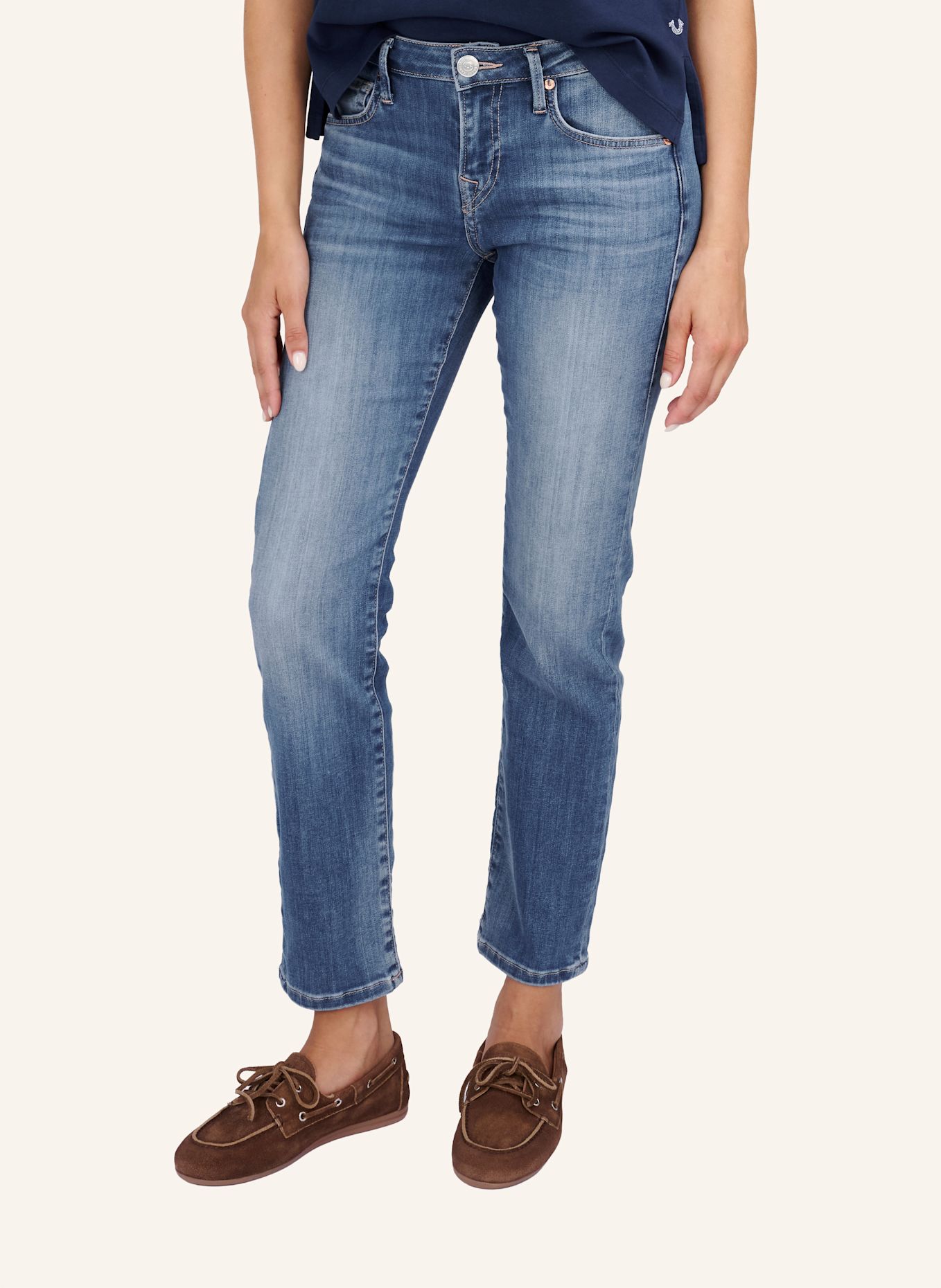 TRUE RELIGION Jeans PIPER: HELLBLAU / HELLGRAU