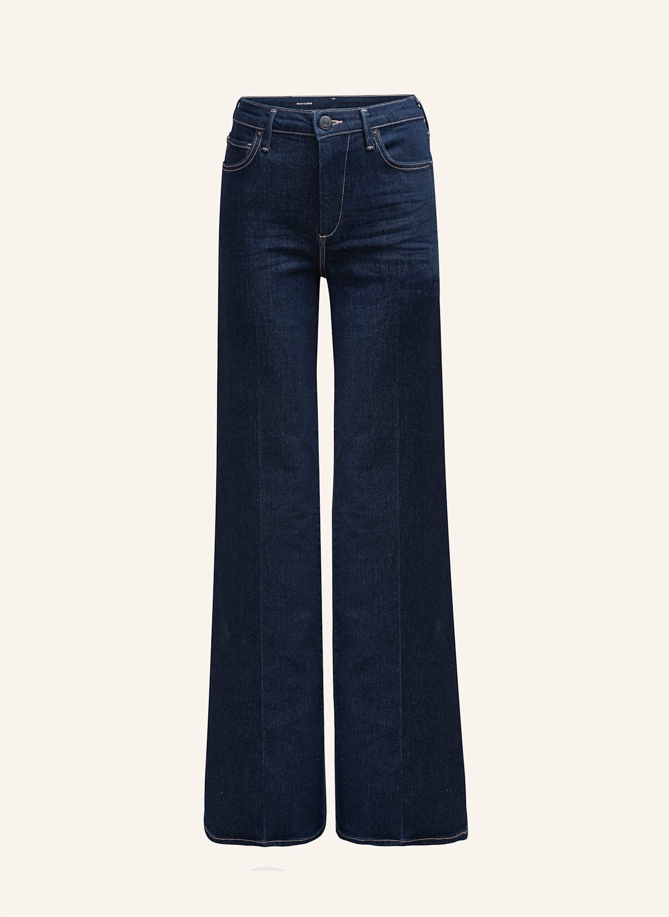 TRUE RELIGION Flared Jeans MIJA: BLAUGRAU / DUNKELBLAU